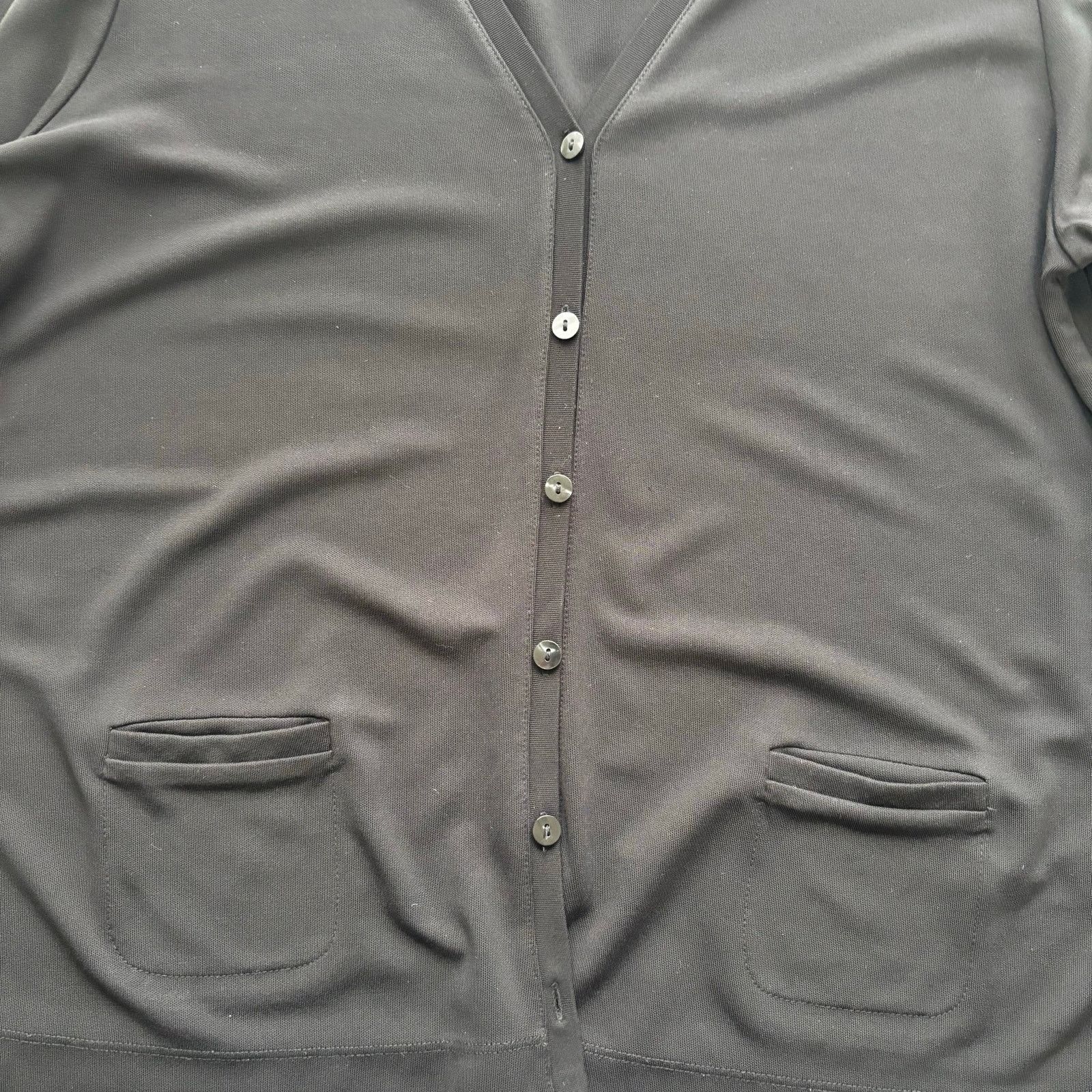 Other Casual Corner Annex Essentials Black V-neck Cardigan Size PL Size L / US 10 / IT 46 - 8 Thumbnail
