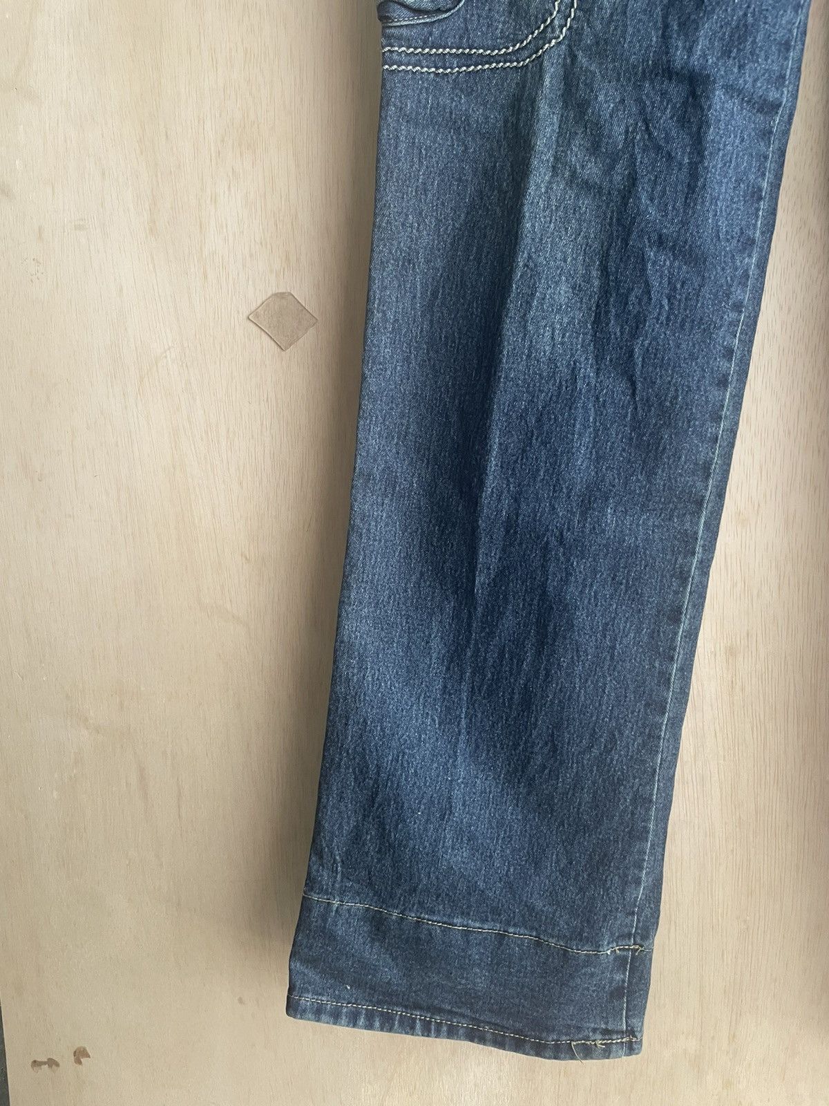 Japanese Brand × Vintage Cargo pocket denim jeans Size 32" / US 10 / IT 46 - 5 Thumbnail