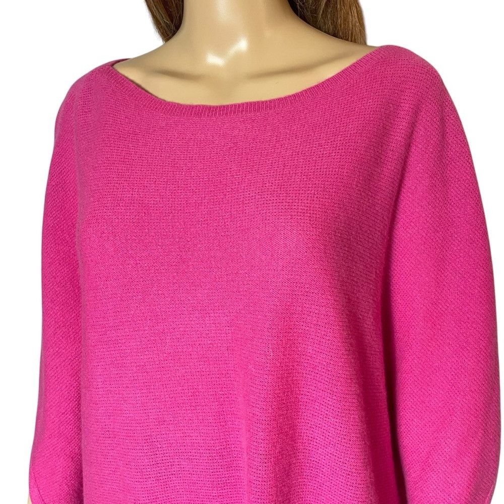 Ralph Lauren Ralph Lauren Pink Cashmere Poncho One Size Size ONE SIZE - 2 Thumbnail