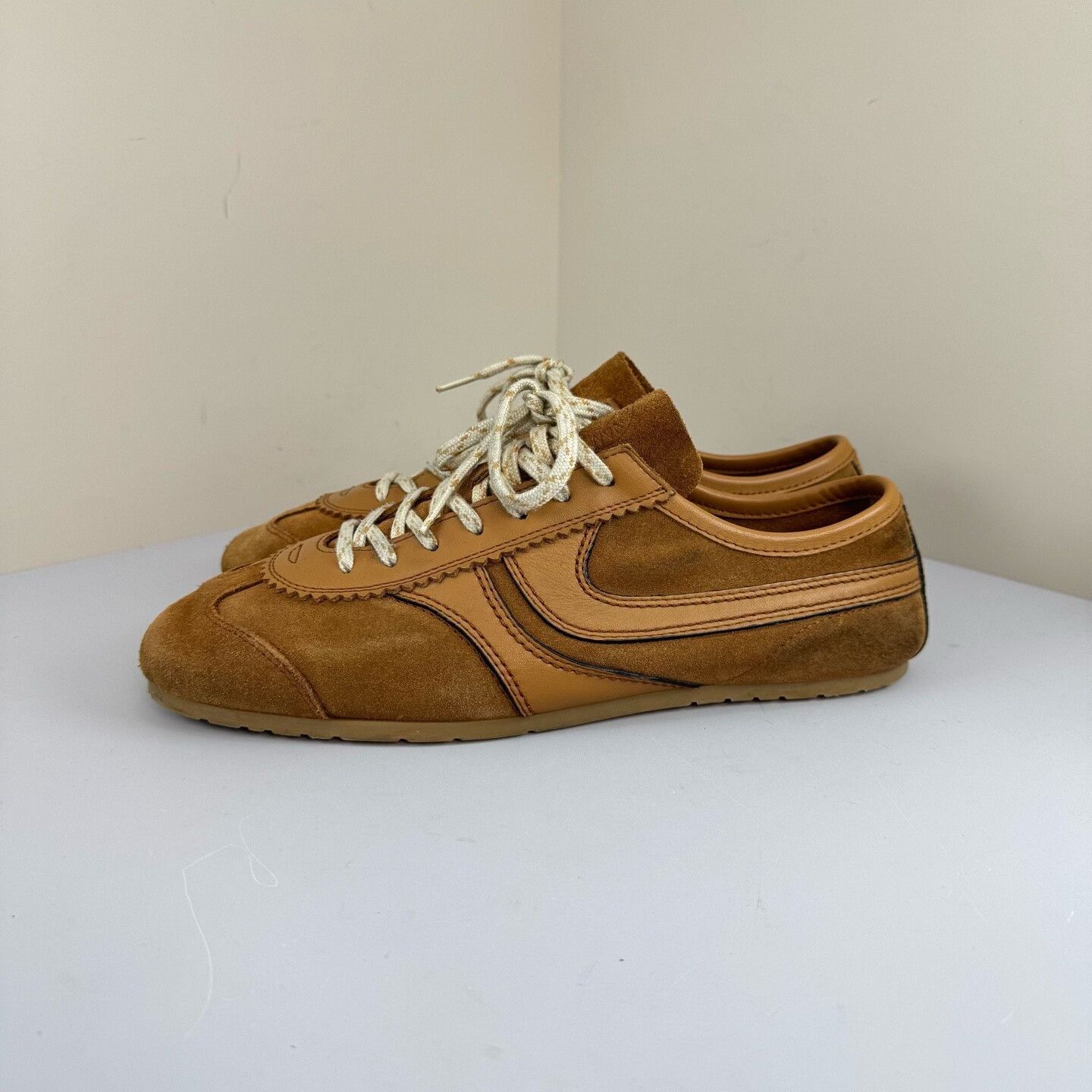 Dries Van Noten Dries Van Noten Brown Suede Casual Shoes Size US 7 / EU 40 - 1 Thumbnail