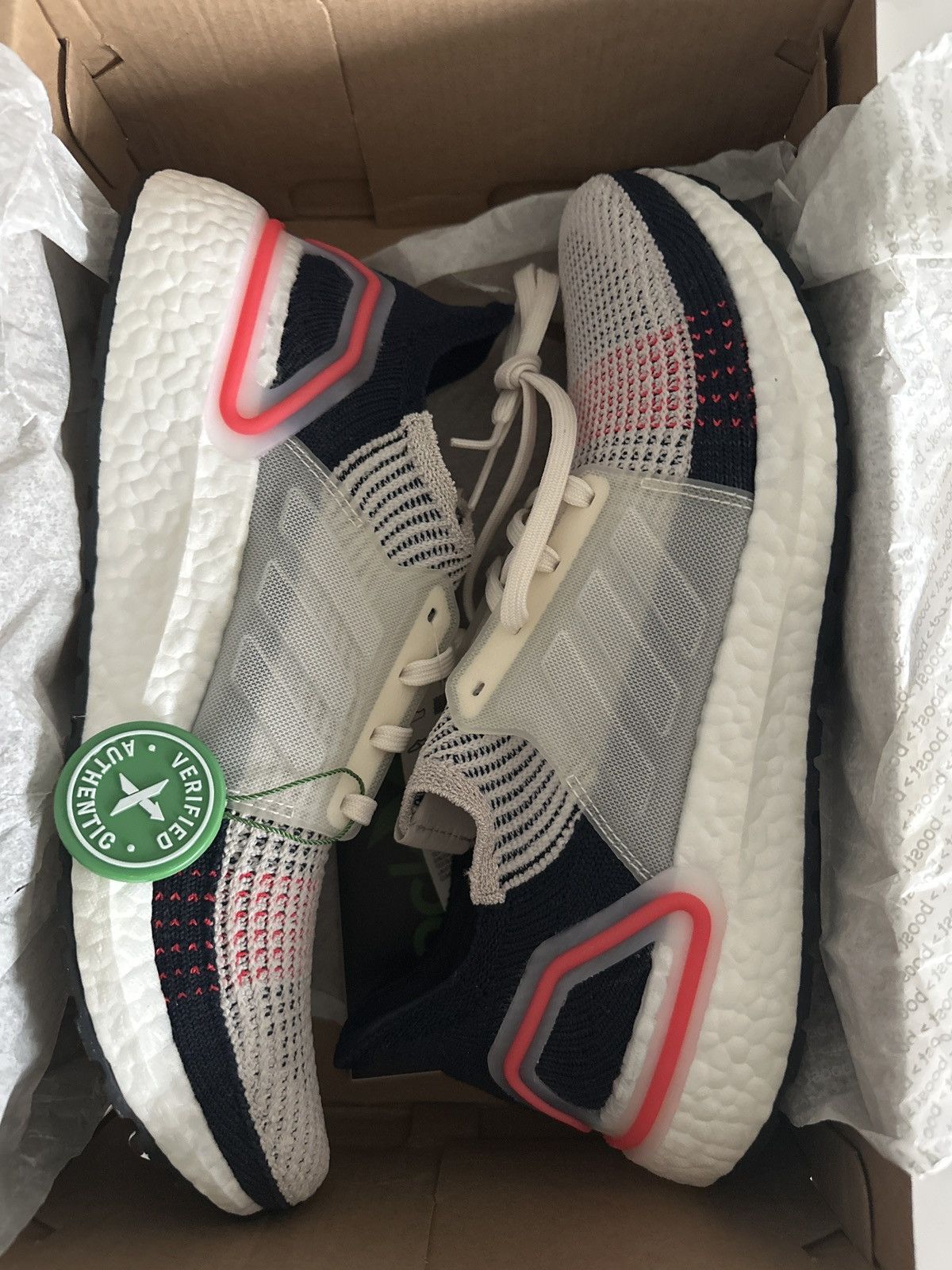 Adidas Adidas Ultra Boost 2019 Clear Brown Chalk White Size US 9.5 / EU 42-43 - 4 Thumbnail
