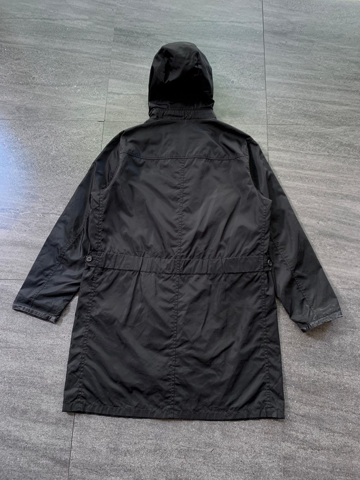 Prada FREE TAX! 2000s Convertible Nylon Long Coat Jacket Size US L / EU 52-54 / 3 - 6 Thumbnail
