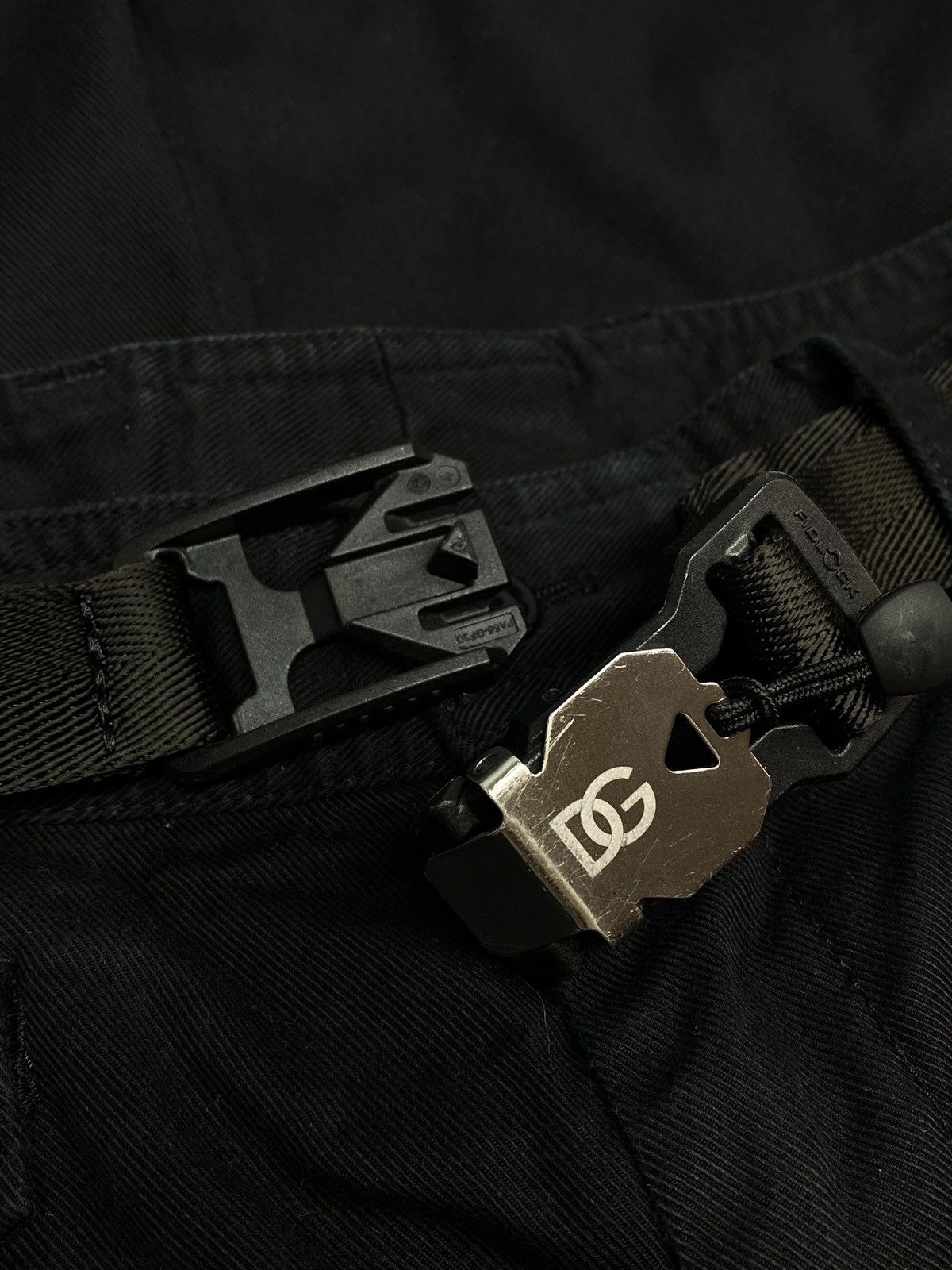 Dolce & Gabbana Dolce & Gabbana Jeans Black Cotton Skinny Cargo Denim Size US 32 / EU 48 - 23 Thumbnail