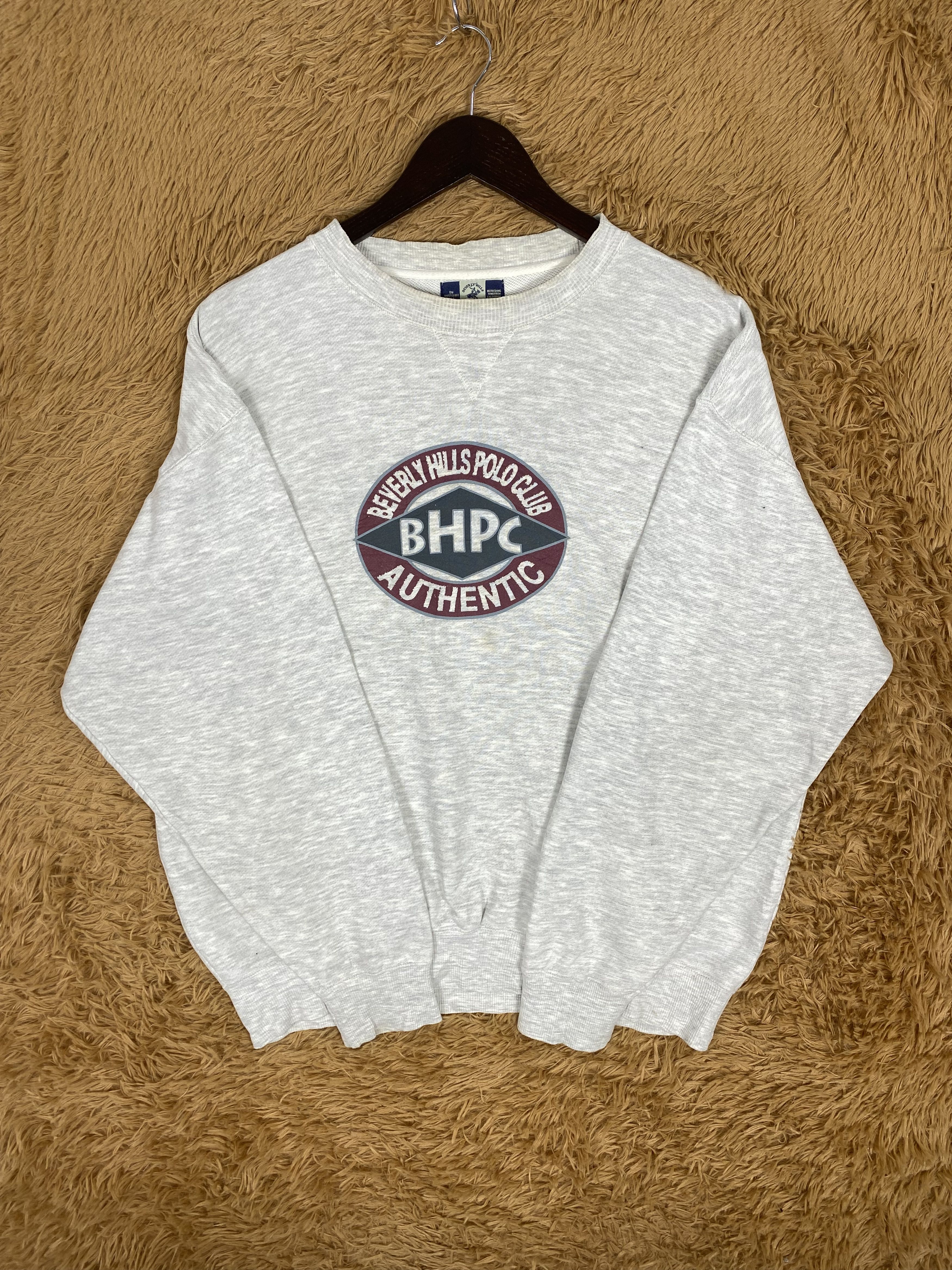 Beverly Hills Polo Club × Vintage Vintage Beverly Hills Polo Club Sweatshirts PS0132 Size US L / EU 52-54 / 3 - 3 Thumbnail