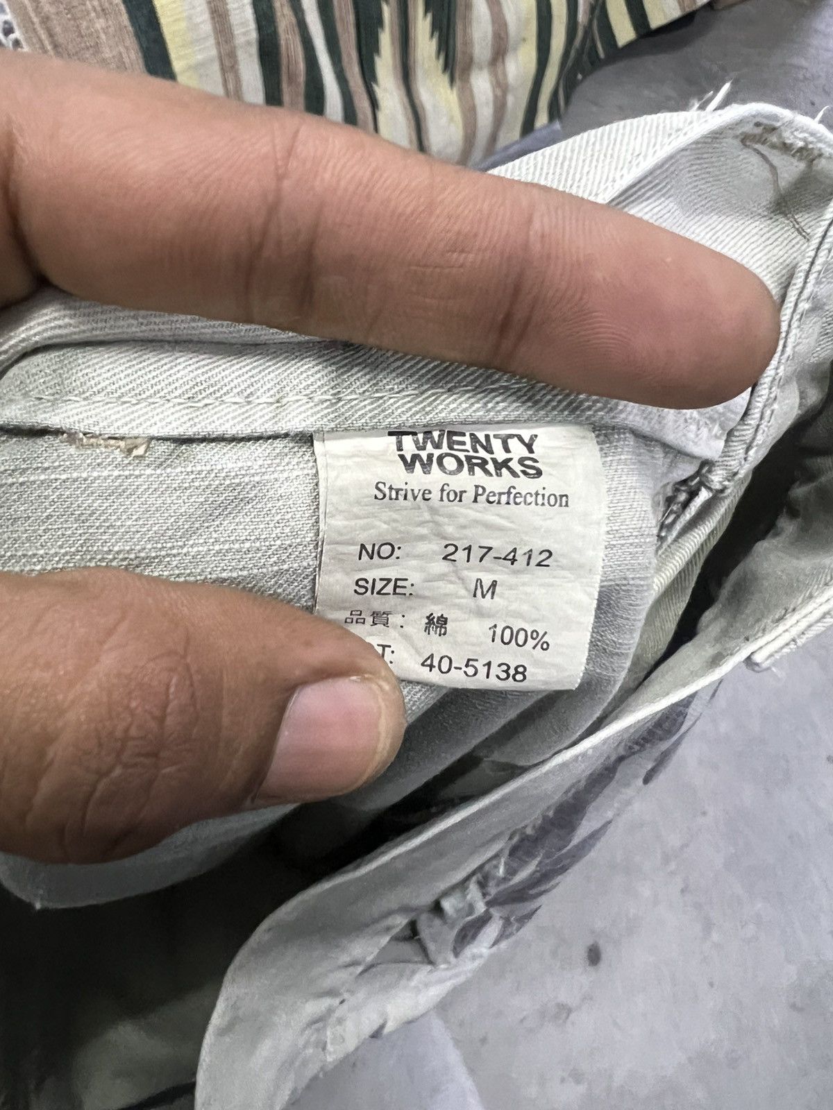 Japanese Brand × Vintage TWENTY WORK DISTRESSED PANT Size US 30 / EU 46 - 8 Thumbnail