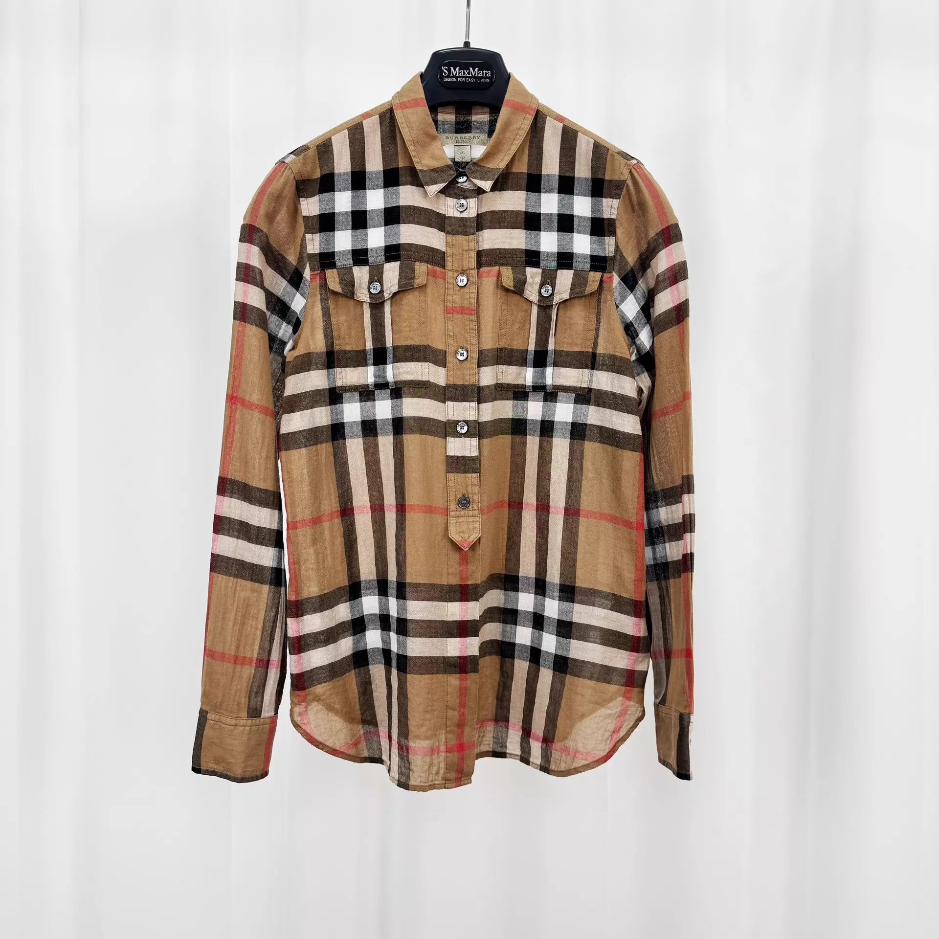 Burberry Burberry Classic Check Shirt XS 99 New Size XS / US 0-2 / IT 36-38 - 1 Thumbnail