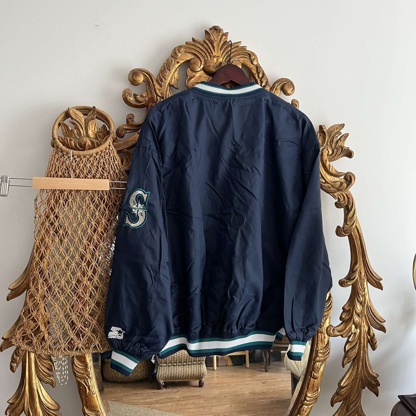 MLB × Starter × Vintage Vintage Seattle Mariners MLB Starter Jacket 90s Sz M Size US M / EU 48-50 / 2 - 2 Thumbnail