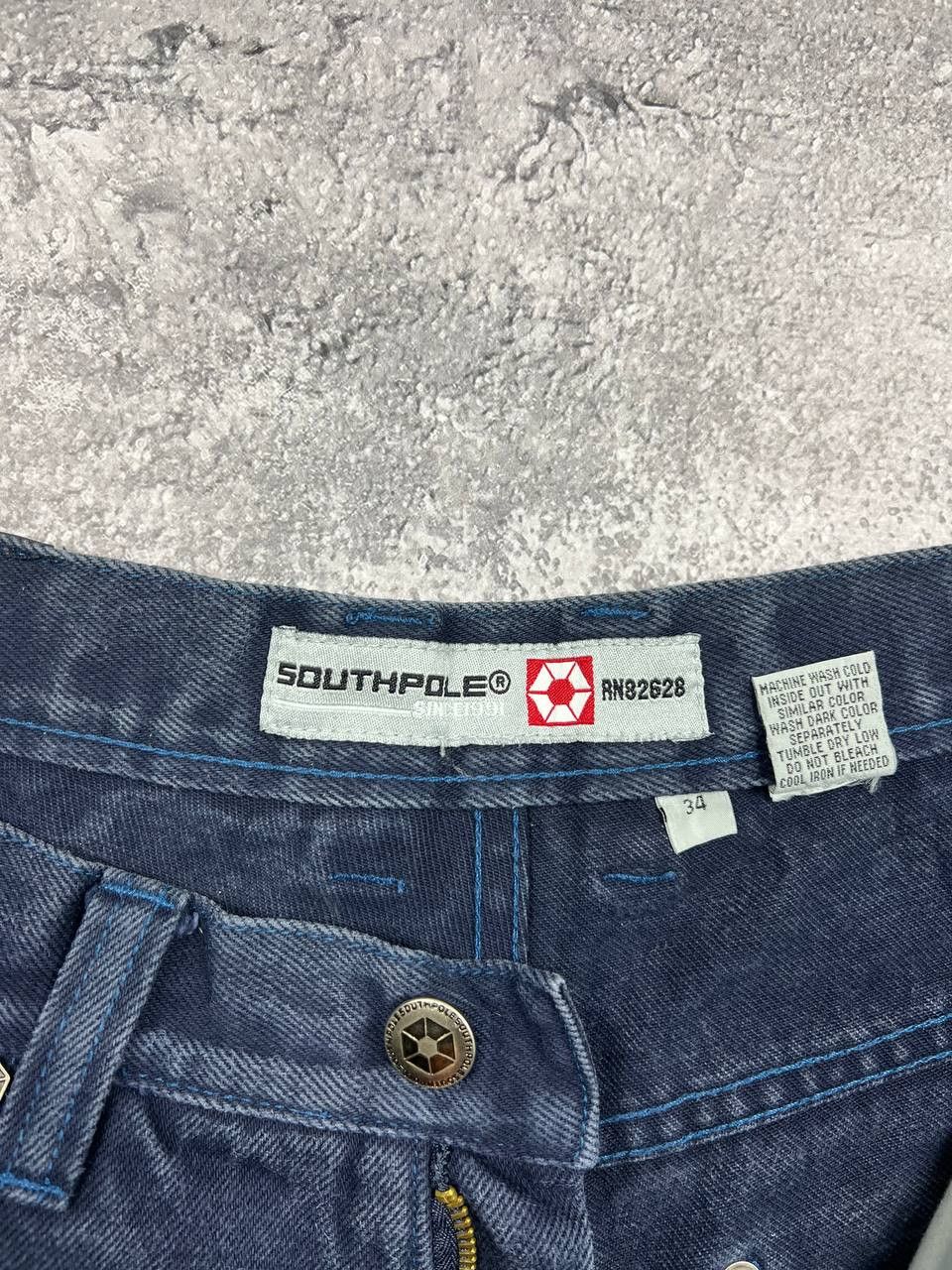 Southpole Vintage Y2K Baggy Soutpole Shorts Rap Streetwear Rare Casual Size US 34 / EU 50 - 15 Thumbnail