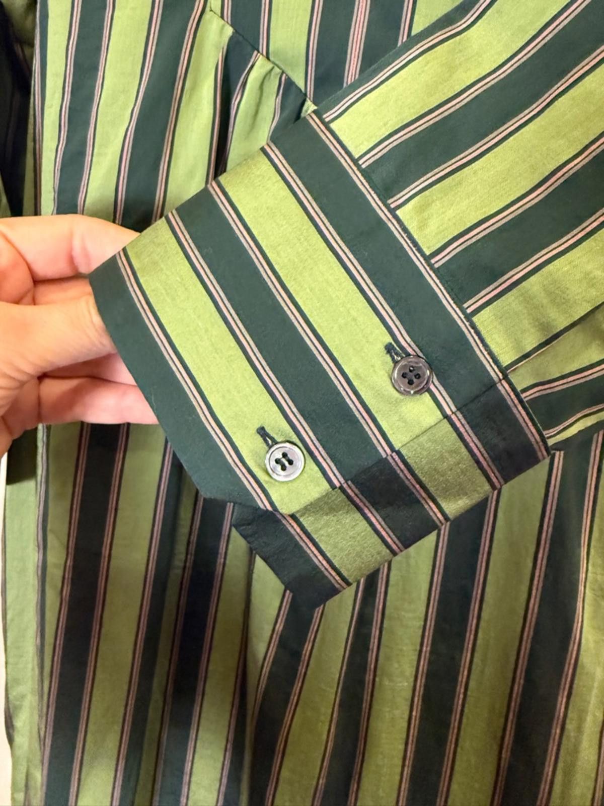 Other Iris & Ink Women’s Retro Stripe Minimalist Shirt Dress sz 6 Size M / US 6-8 / IT 42-44 - 6 Thumbnail