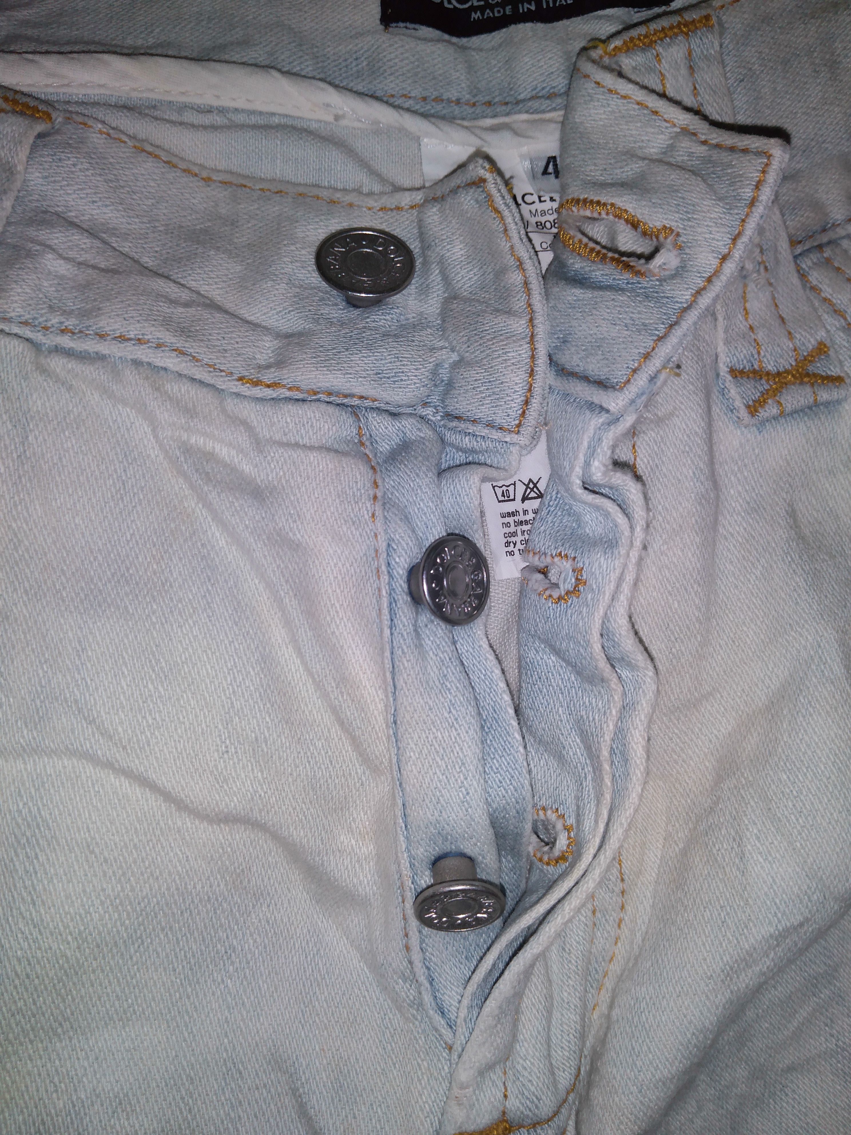 Dolce & Gabbana ⚫Rare⚫Dolce & Gabbana distressed Denim Jeans Size US 30 / EU 46 - 7 Thumbnail