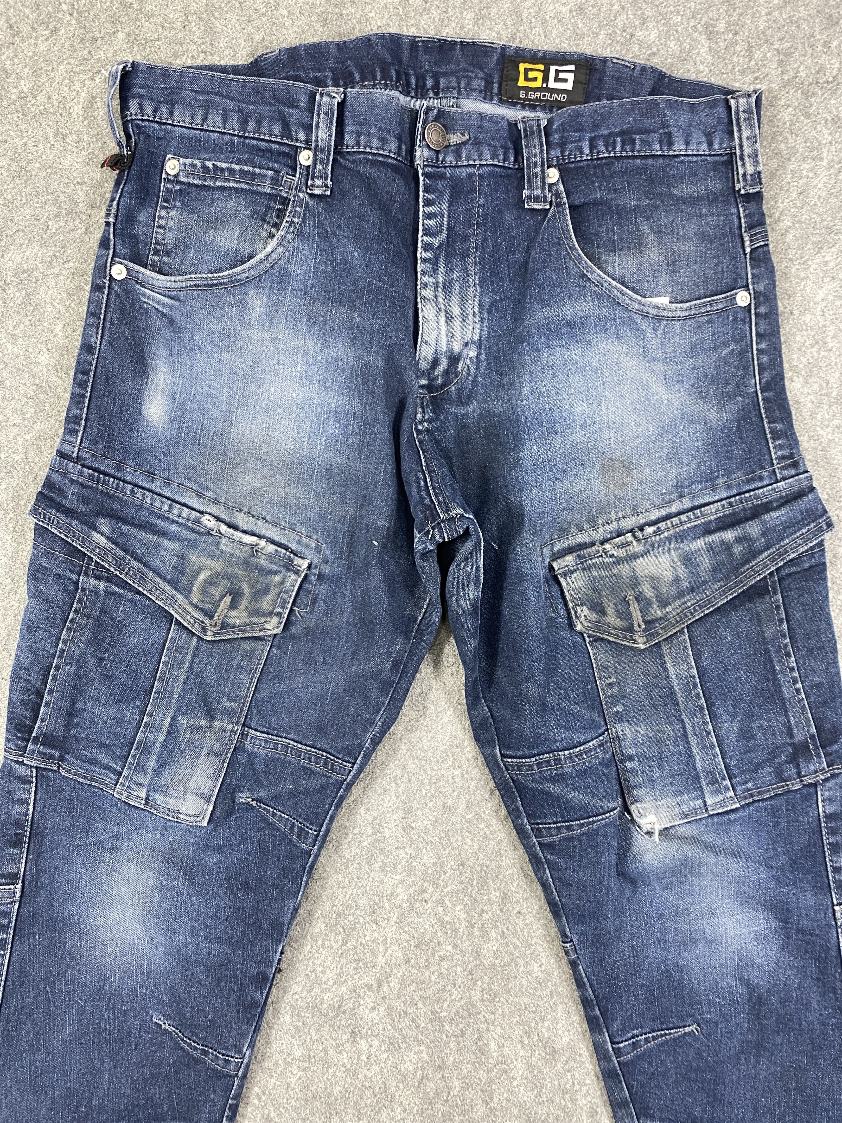 If Six Was Nine Vintage Surplus Japanese Brand Flare Cargo Pants - CP295 Size US 31 - 3 Thumbnail