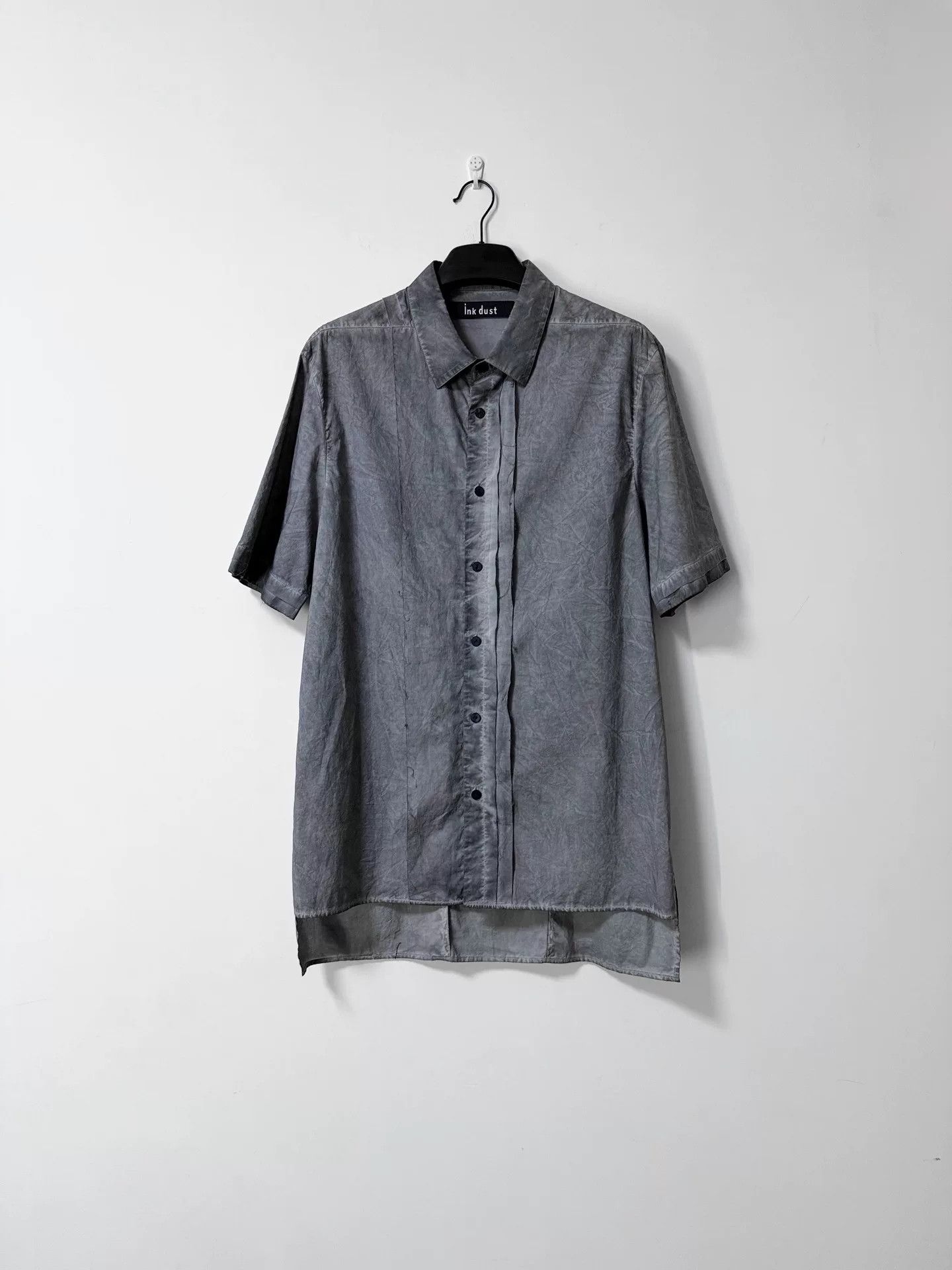 Japanese Brand Ink Dust Short Sleeve Shirt Size US L / EU 52-54 / 3 - 1 Thumbnail