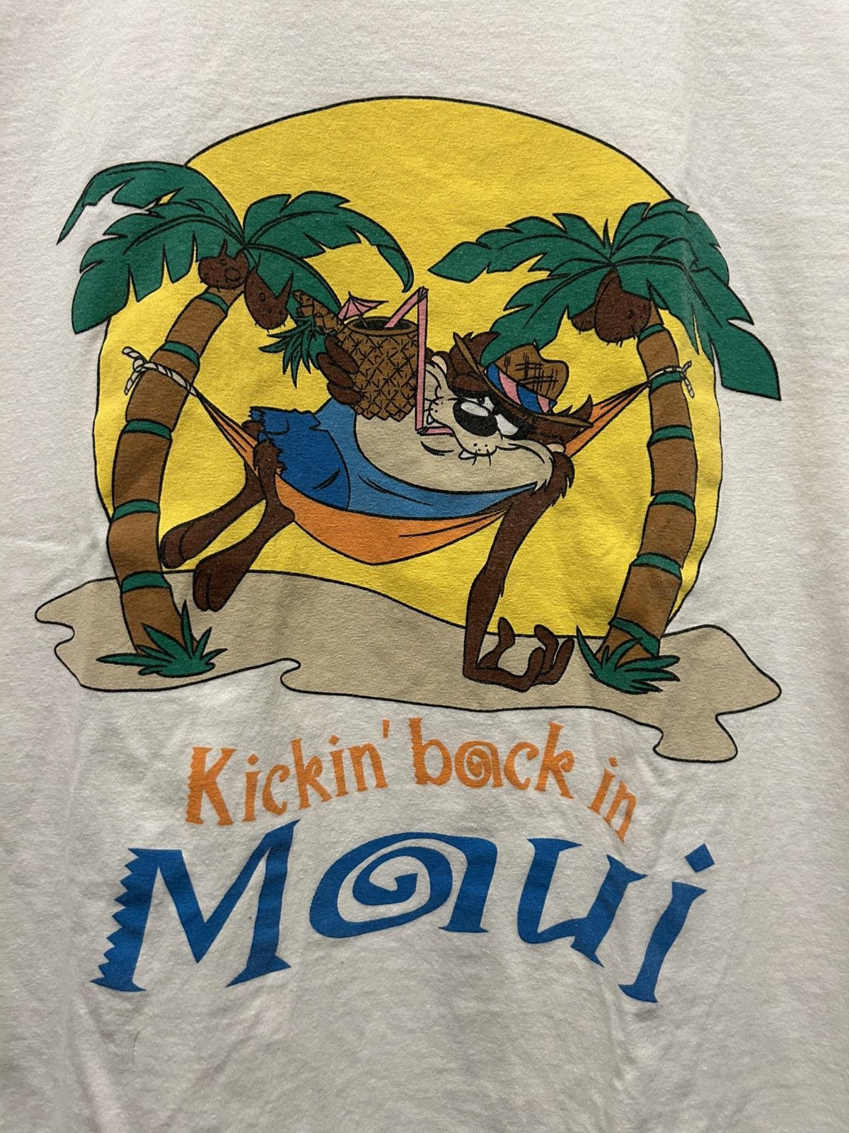 Vintage Vintage Looney Tunes Maui Tee Size US XL / EU 56 / 4 - 2 Thumbnail