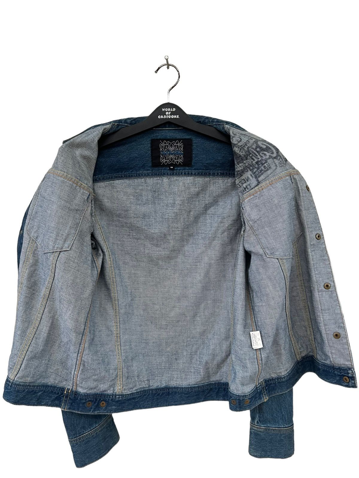 Japanese Brand Velvet Blue Japan Panter Denim Cafe Racer Jacket Size US M / EU 48-50 / 2 - 22 Thumbnail