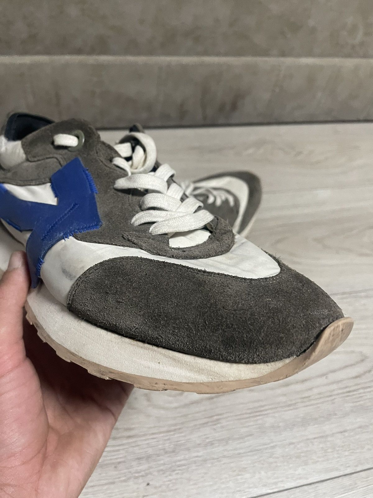 Off-White Off White Arrow Running Sneakers Size US 10.5 / EU 43-44 - 10 Thumbnail