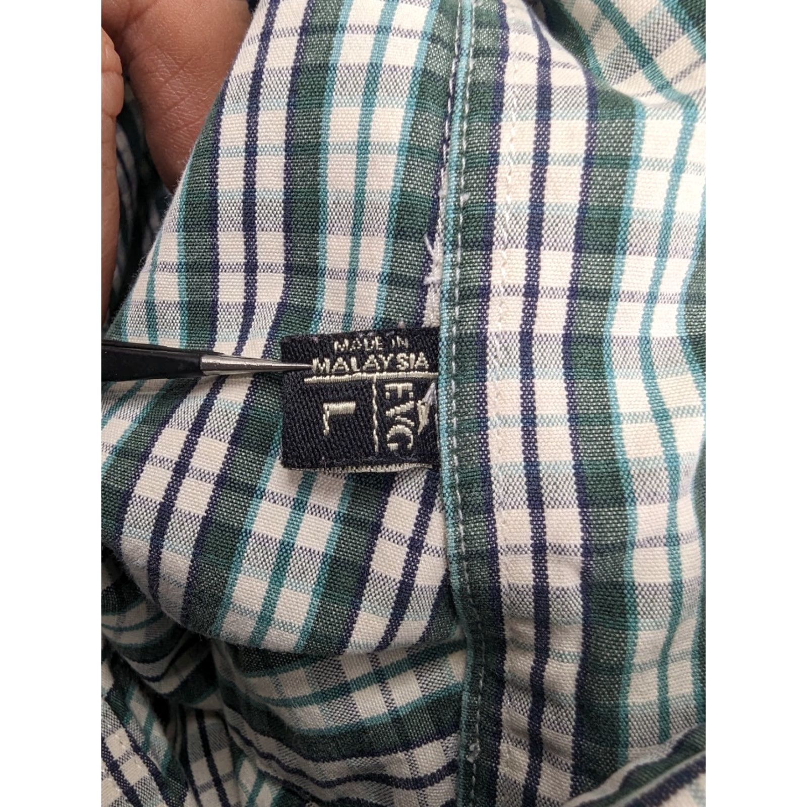 Evergreen Evergreen Shirt Button-Down L Green Cotton Soft Poplin Long Sleeve Classic Men's Velvety Size US L / EU 52-54 / 3 - 8 Thumbnail