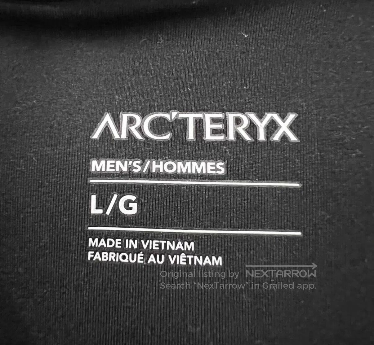 Arc'teryx Black Zip-Up Hoodie with Pockets, Size L. Size US L / EU 52-54 / 3 - 3 Thumbnail