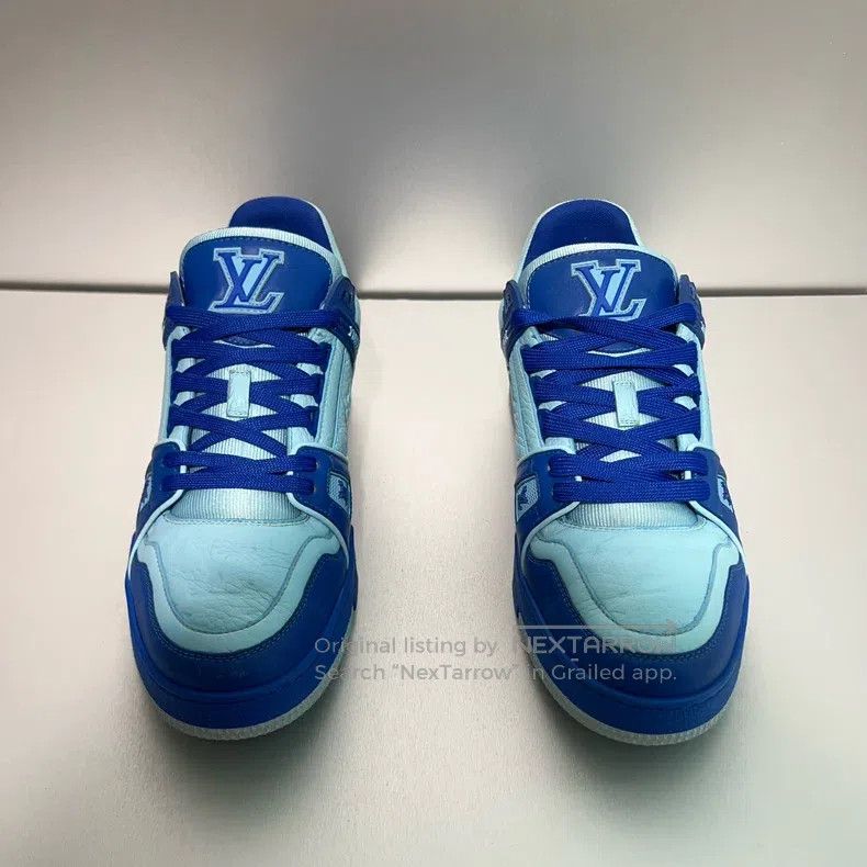Louis Vuitton Louis Vuitton Trainer Patchwork Blueboard Shoes Size US 8.5 / EU 41-42 - 2 Thumbnail