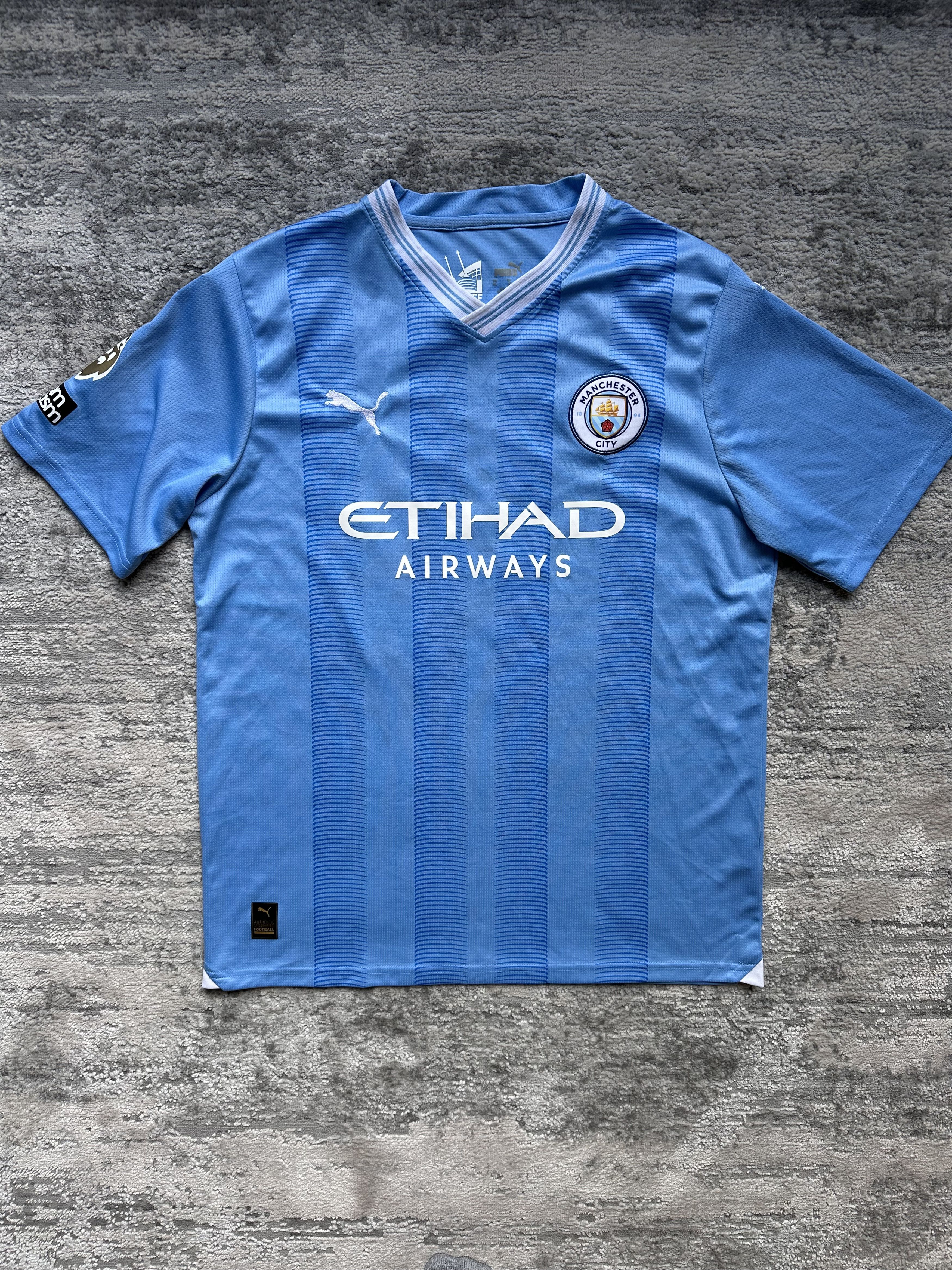 Puma Puma Manchester City Grealish Jersey Size US XL / EU 56 / 4 - 1 Thumbnail