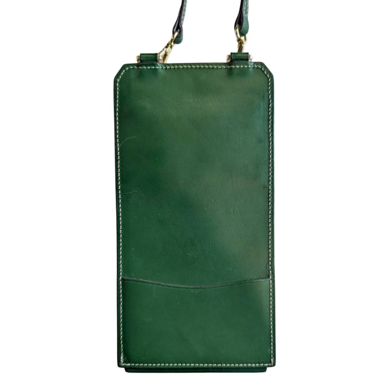 Other Ann Mashburn Green Leather Cell Phone Bag Crossbody Size ONE SIZE - 3 Thumbnail