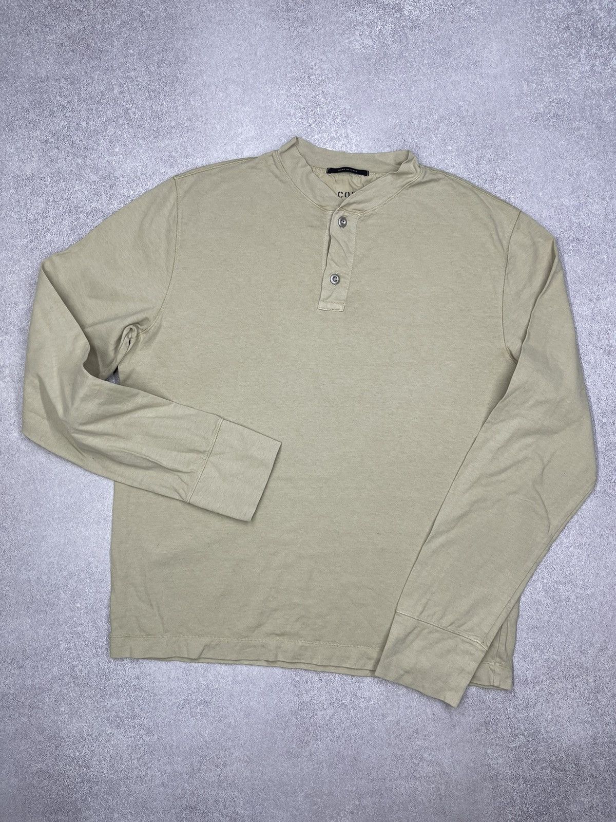 C.P. Company Vintage C.P. Company Base Longsleeve Baige Made in Italy Y2K Size US L / EU 52-54 / 3 - 2 Thumbnail