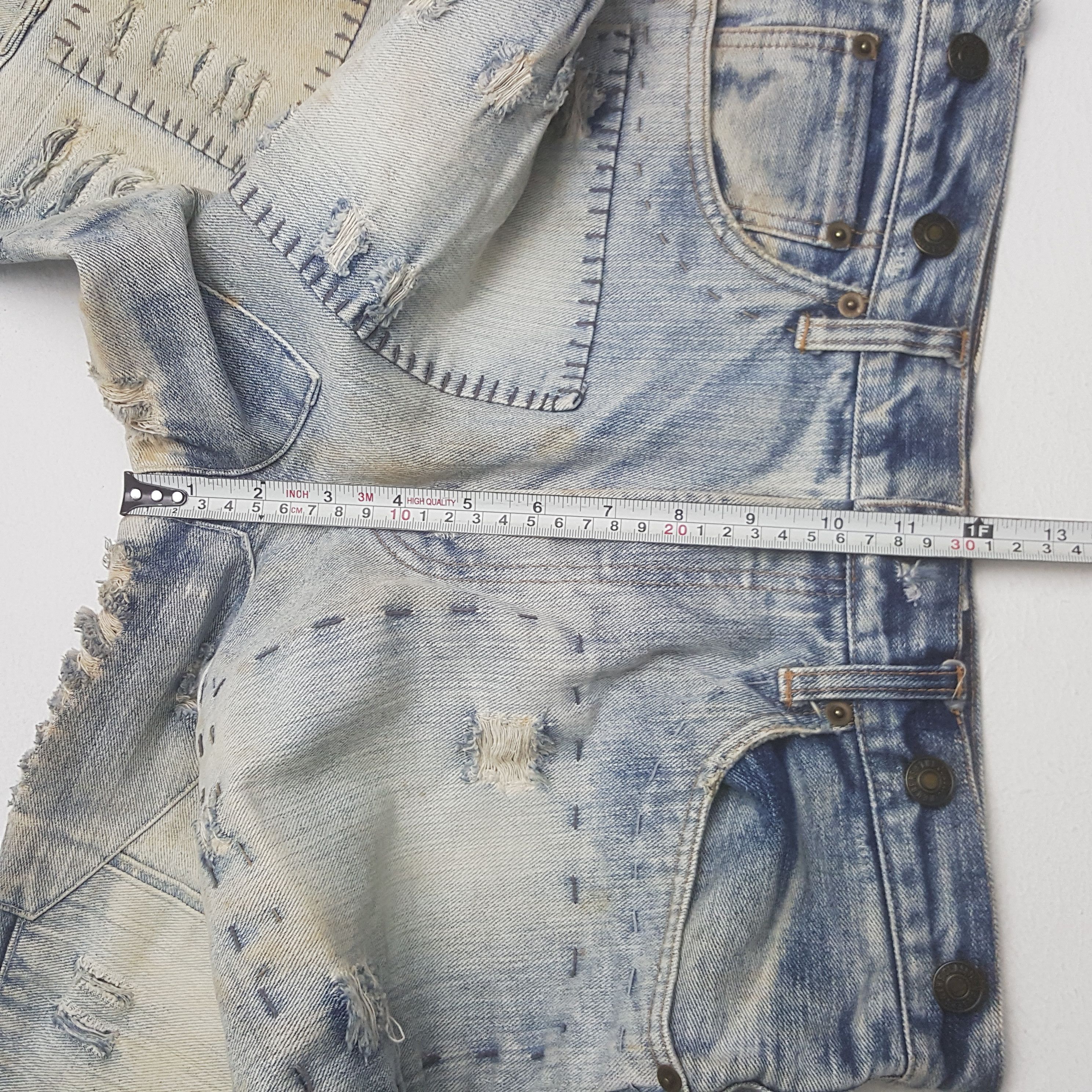 Satisfy Vintage Satisfy Private Brand Distressed Patches Denim Jean Size US 30 / EU 46 - 11 Thumbnail