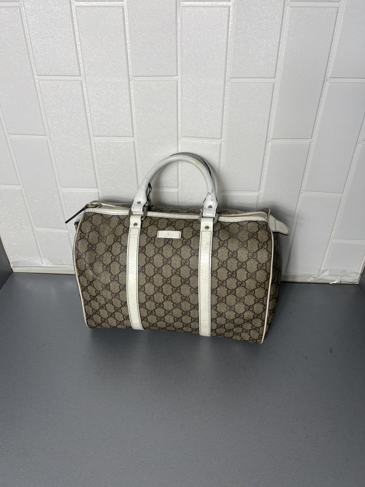 Gucci × Vintage VERY RARE GUCCI MONOGRAM BAG ITALIAN DESIGNER RETRO Y2K 90s Size ONE SIZE - 1 Thumbnail