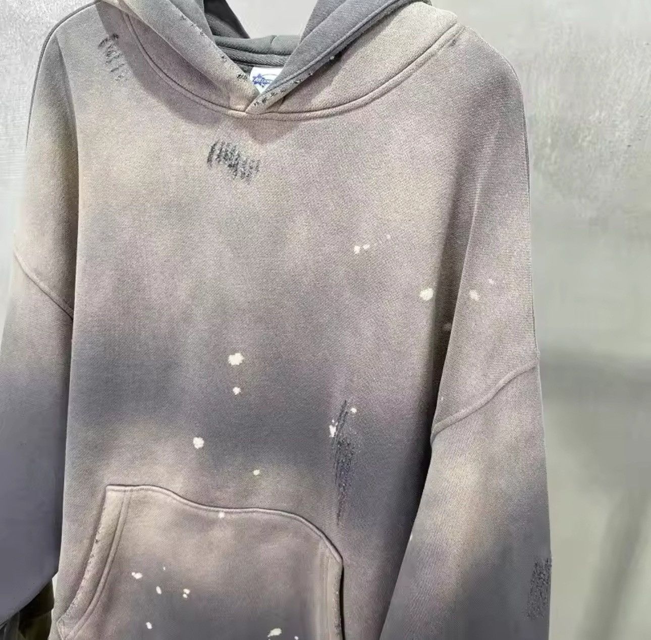 Vintage Design Washed Retro Distressed Hoodie Sweatshirt Size US L / EU 52-54 / 3 - 3 Thumbnail