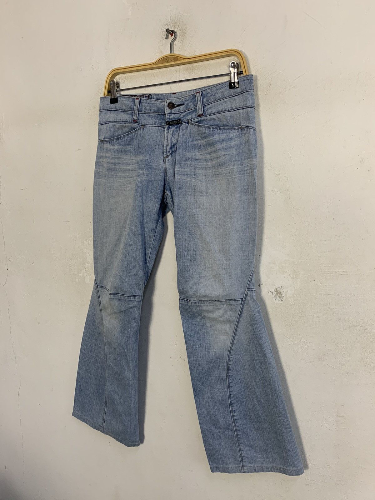 Designer 90s Marithe Francois Girbaud Double Waist Bootcut Size 30" / US 8 / IT 44 - 4 Thumbnail