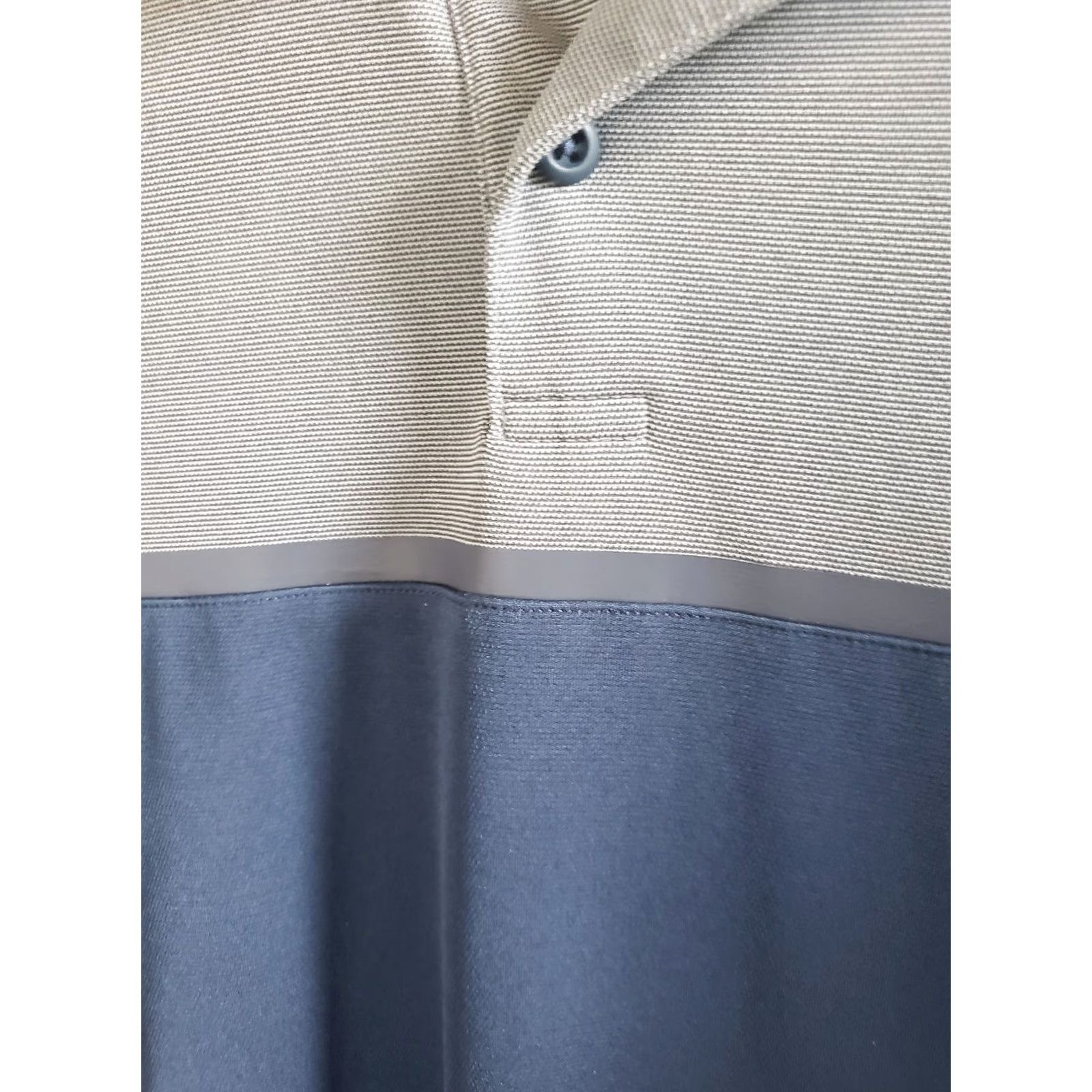 Vintage ALL IN MOTION Polo Shirt Gray Blue Stripe Golf XL Men Size US XL / EU 56 / 4 - 4 Thumbnail
