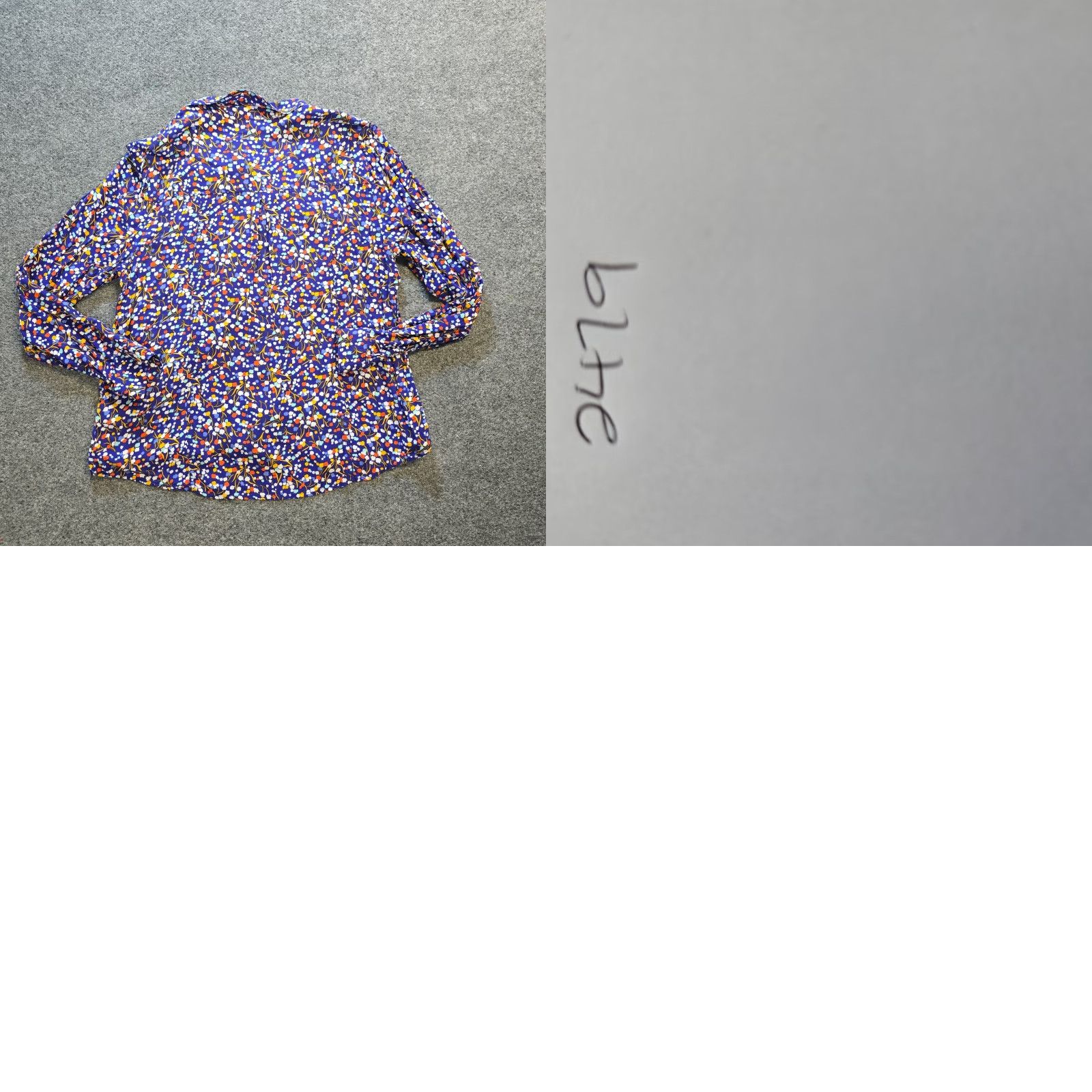 Anthropologie Anthropologie 9 of 52 Conversations Top Women Size 4 Blue Floral Tulip Button Up Shirt Size S / US 4 / IT 40 - 8 Thumbnail