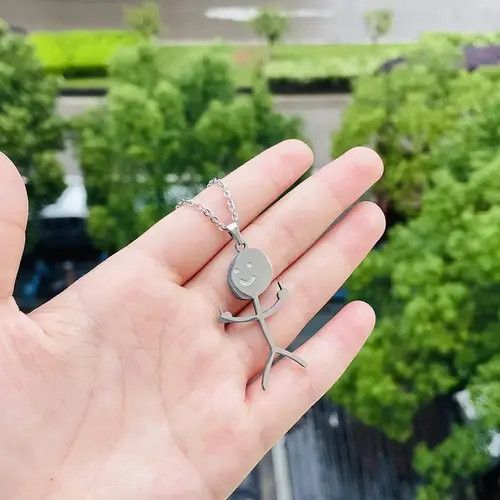 Jewelry Funny Doodle Necklace Size ONE SIZE - 4 Thumbnail