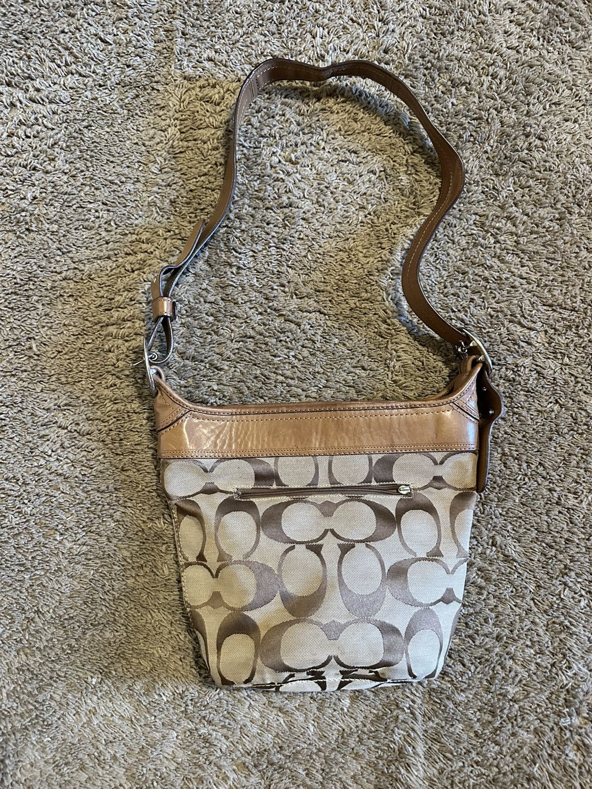 Coach Vintage Coach “triple brown” shoulder purse 00s Size ONE SIZE - 1 Thumbnail
