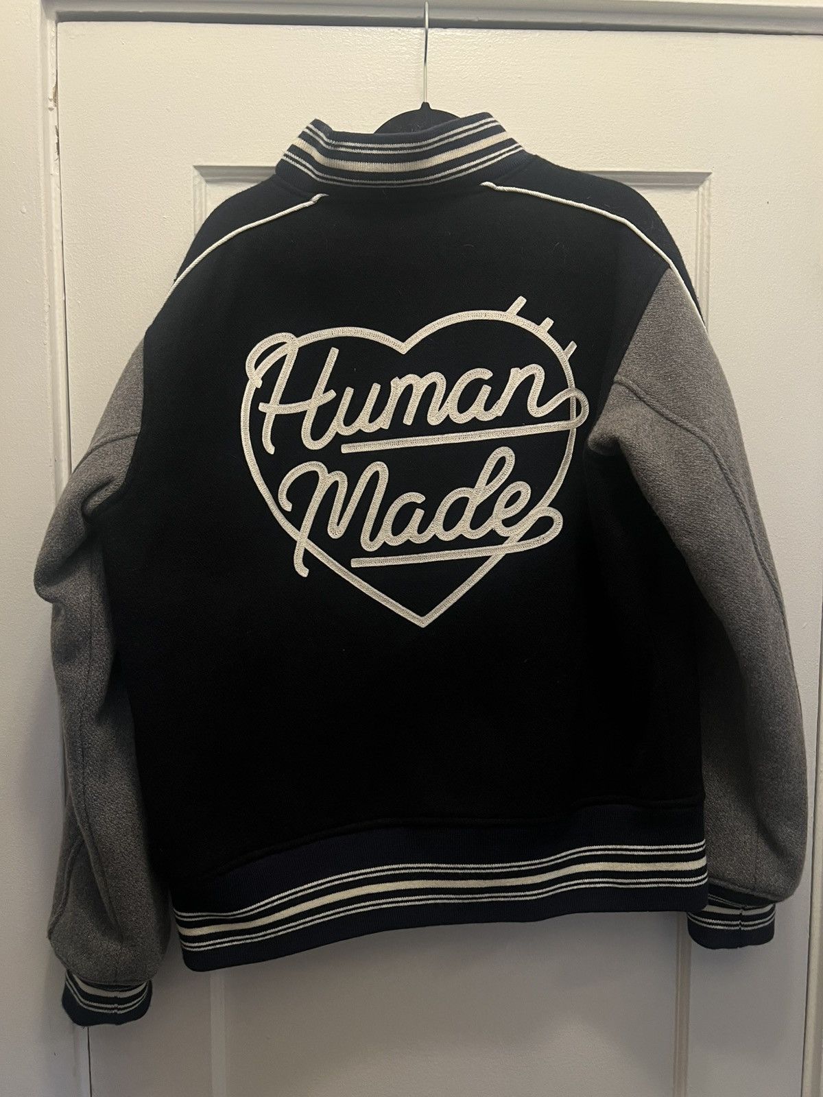 Human Made × Nigo Human Made Varsity Jacket Size US XL / EU 56 / 4 - 4 Thumbnail