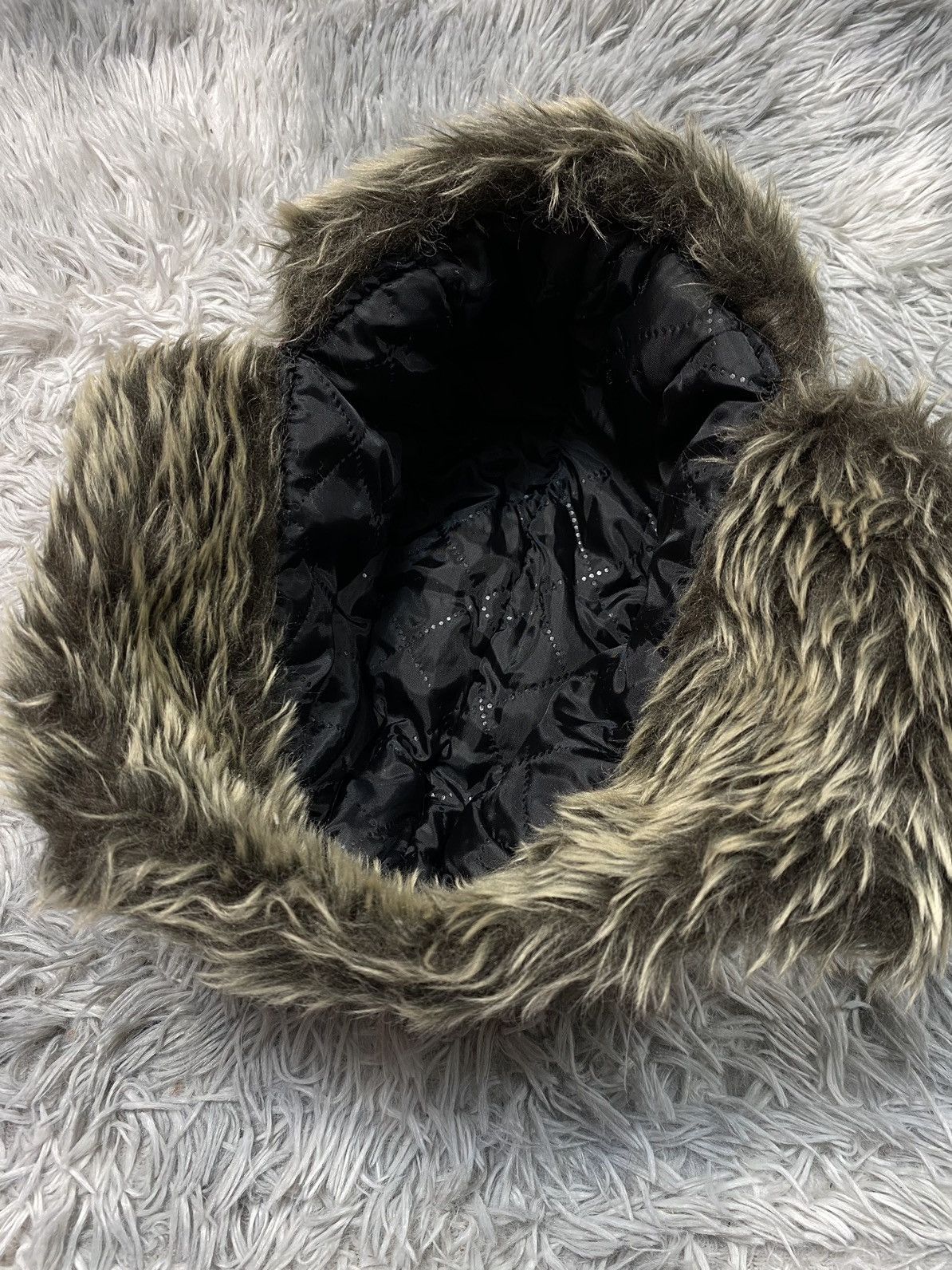 Japanese Brand Vintage Pink Camouflage Fur Hat | Japanese Brand Size ONE SIZE - 3 Thumbnail