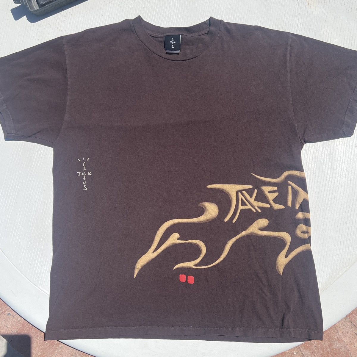 Travis Scott 2022 Travis Scott x Cactus jack “Take it to the Max” tee Size US L / EU 52-54 / 3 - 1 Thumbnail