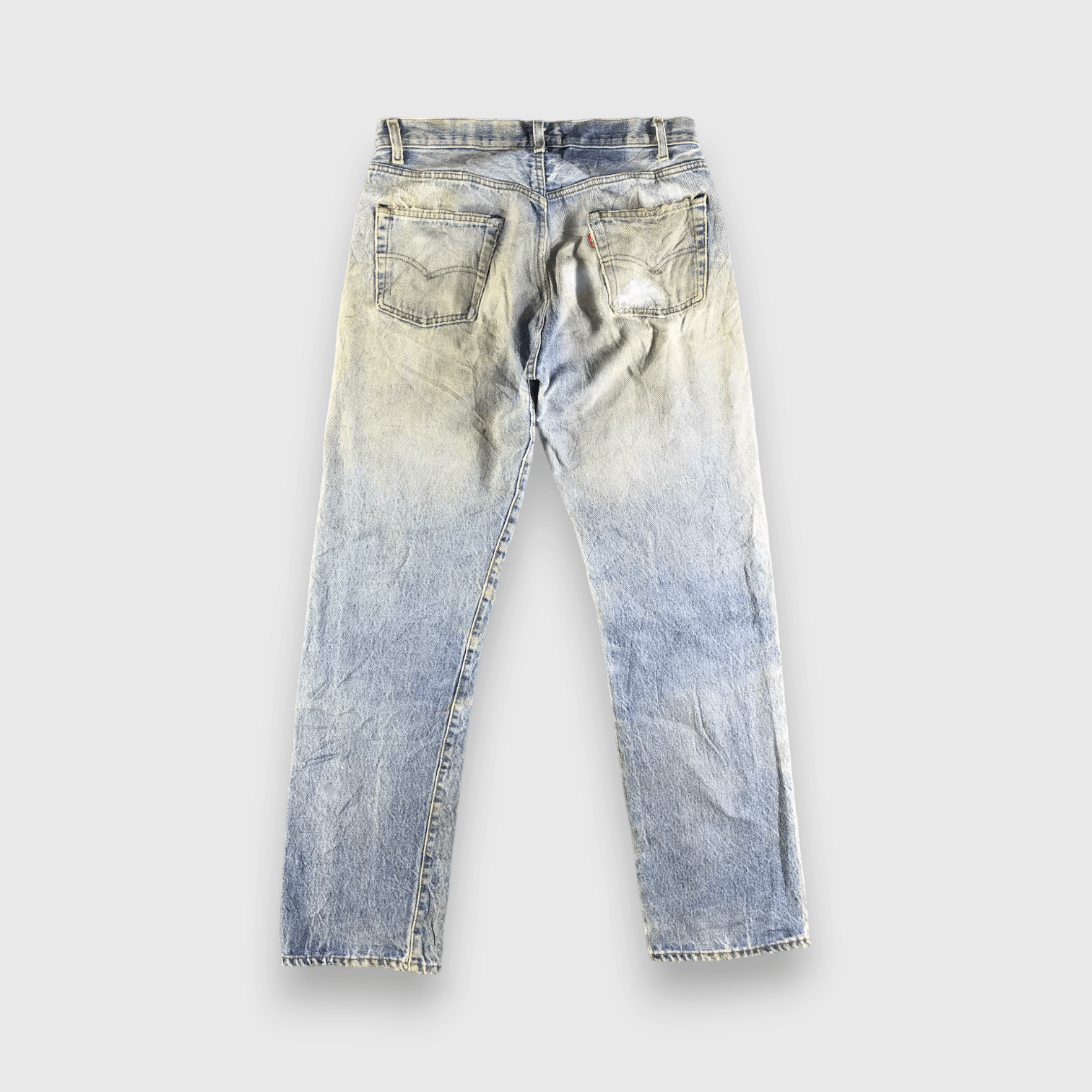 Levi's 90s Vintage Light Wash Levis 501 Jeans-J3905 Size US 32 / EU 48 - 2 Thumbnail