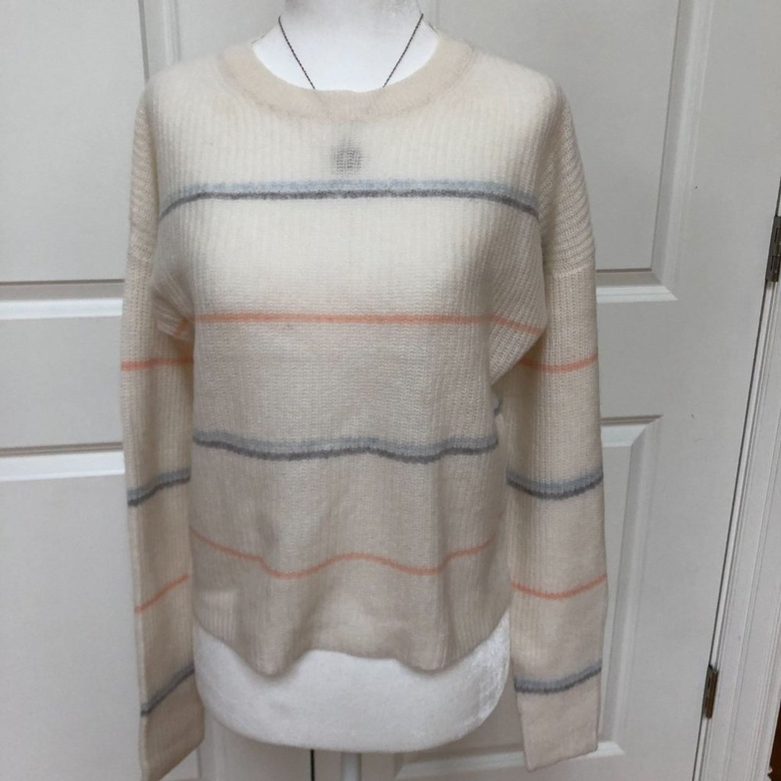 360Cashmere 360 Cashmere Stripe Cashmere Sweater Size XS / US 0-2 / IT 36-38 - 1 Thumbnail