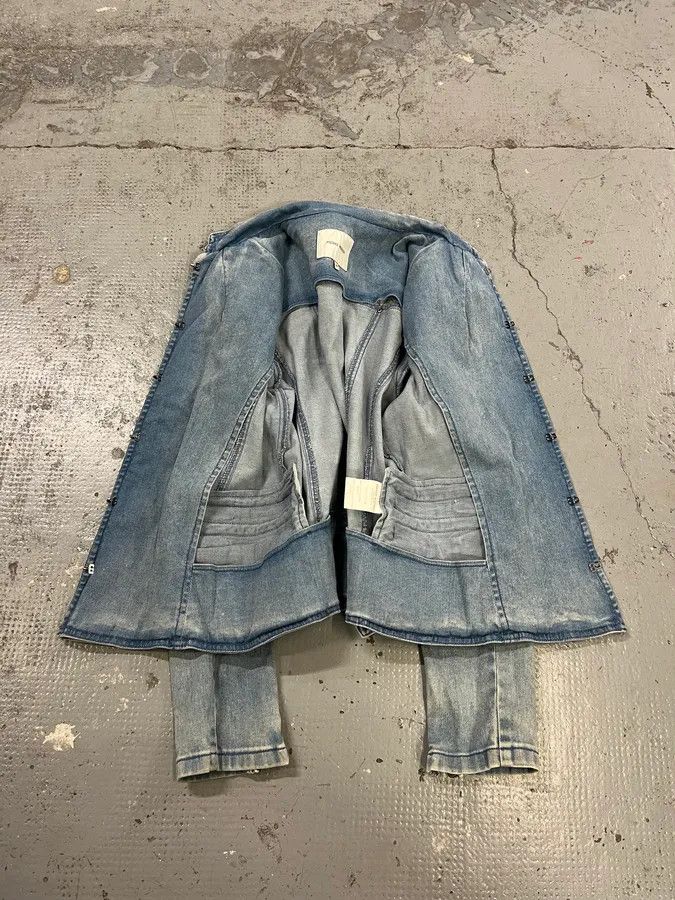 Pierre Balmain 2010s Pierre Balmain Officer Buttoned Blue Denim Jacket Size M / US 6-8 / IT 42-44 - 10 Thumbnail