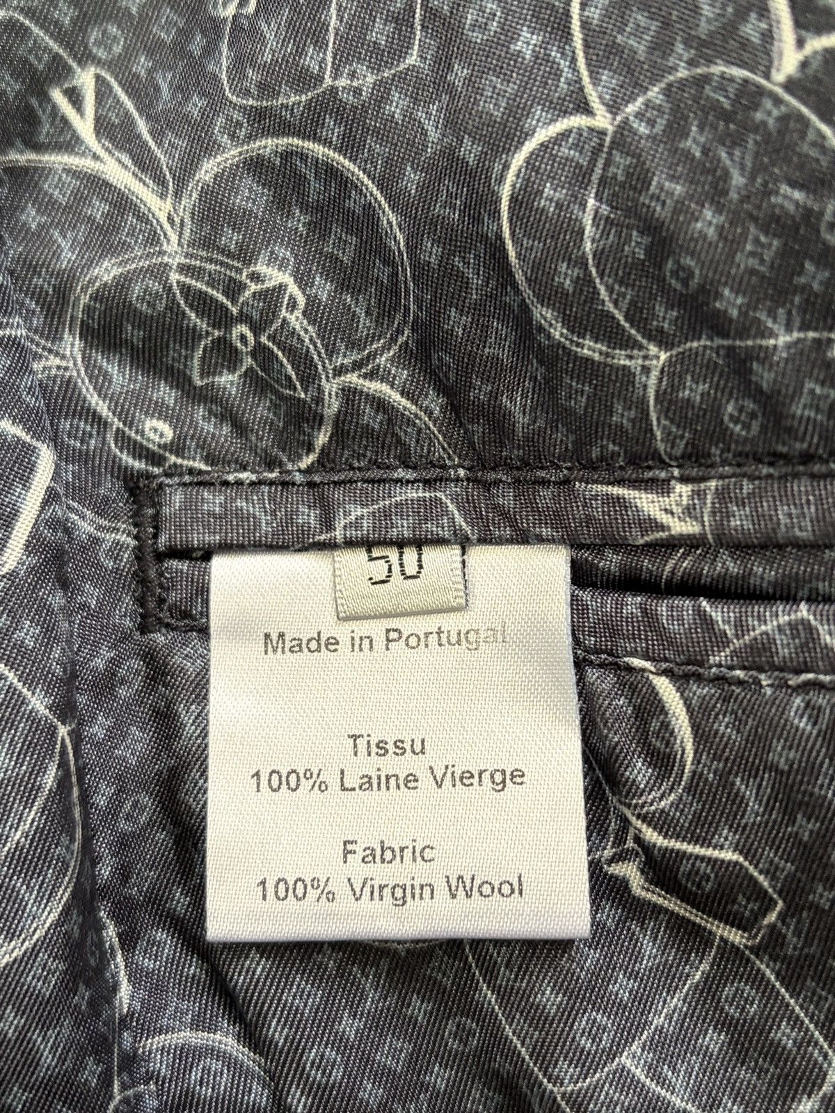 Louis Vuitton Louis Vuitton Uniforms Blazer Peak Lapel Monogram Lining 50 Size 40R - 8 Thumbnail
