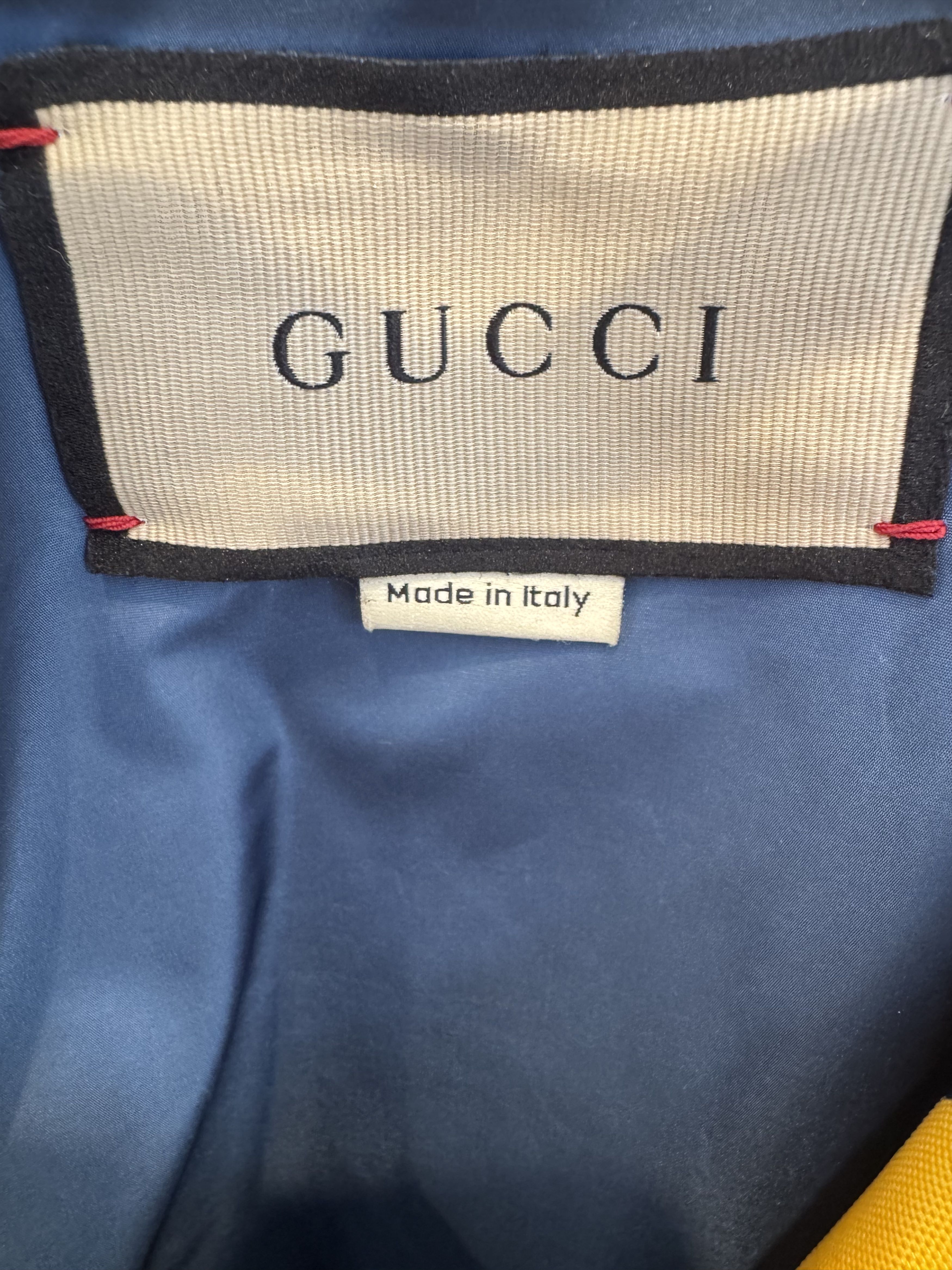 Gucci Gucci 735440 ZAMFN animal pattern nylon jacket men's 50 Used Size US L / EU 52-54 / 3 - 3 Thumbnail