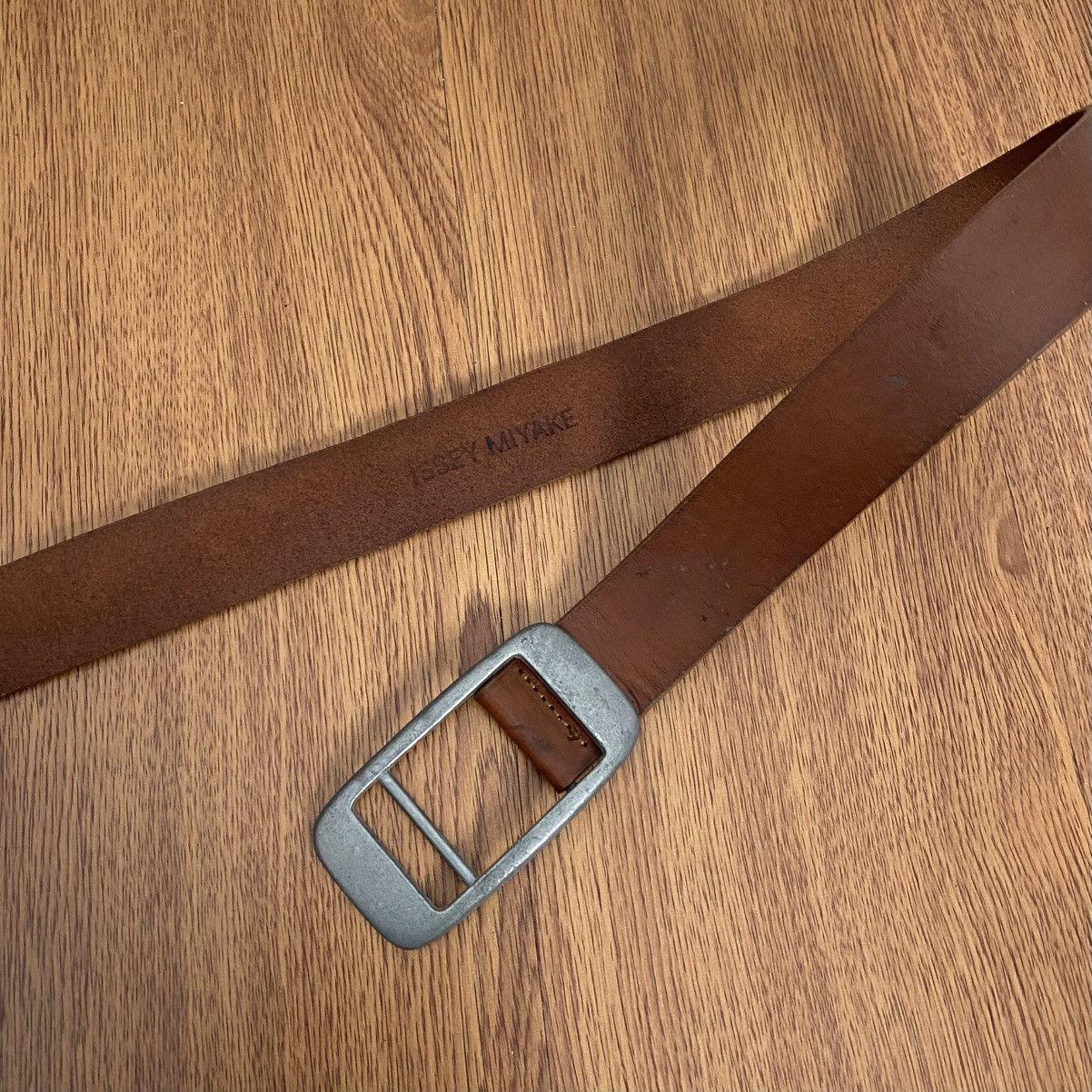 Issey Miyake Issey miyake genuine leather belt Size ONE SIZE - 1 Thumbnail