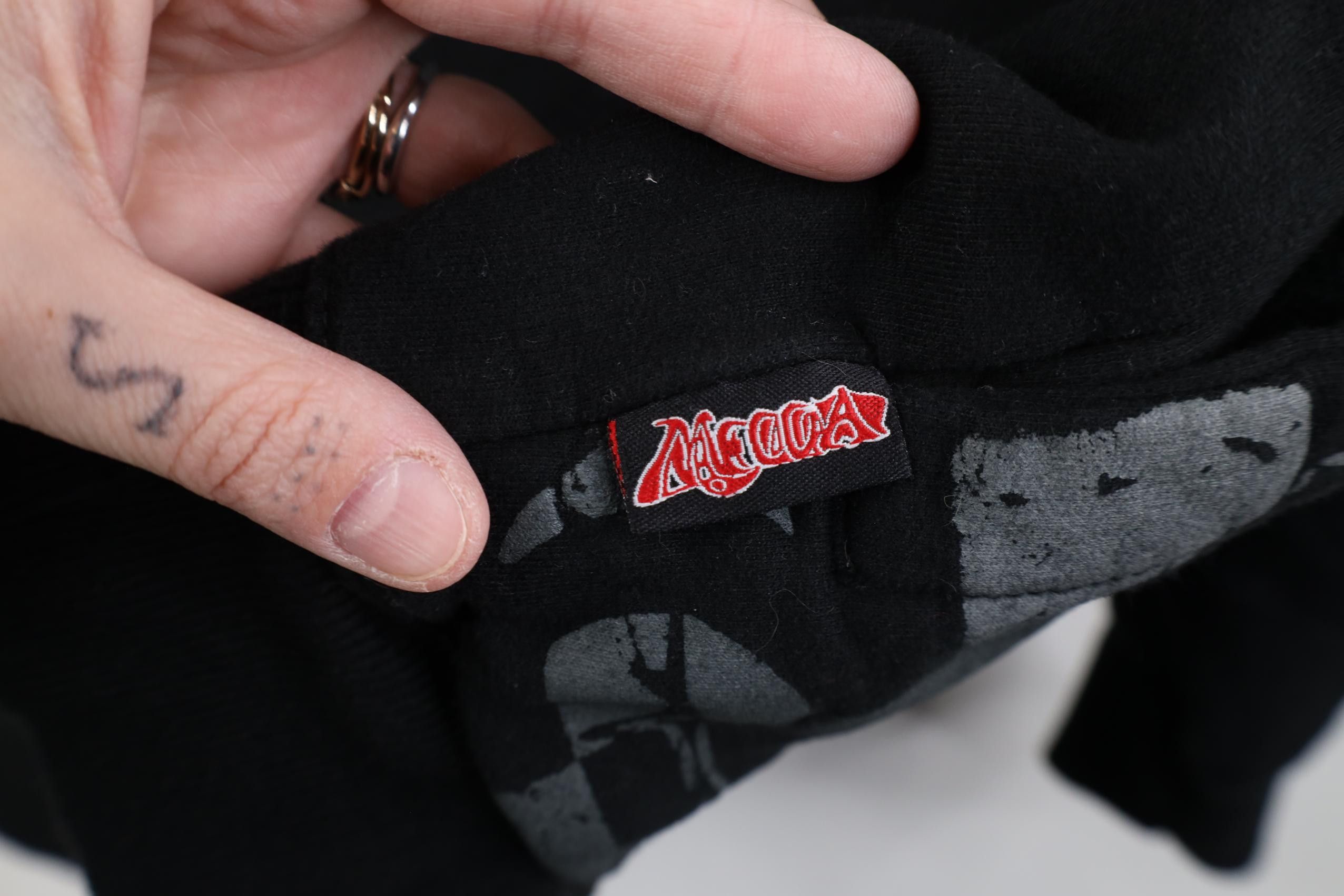 Vintage Vintage 90s Y2K Mecca Hip Hop Tribal Hoodie Sweatshirt Size US XL / EU 56 / 4 - 13 Thumbnail