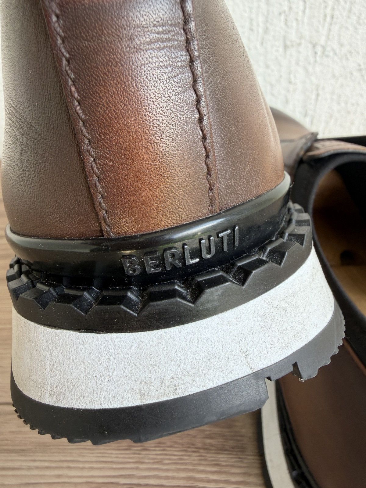 Berluti Fast track scritto slip on Size US 11 / EU 44 - 18 Thumbnail