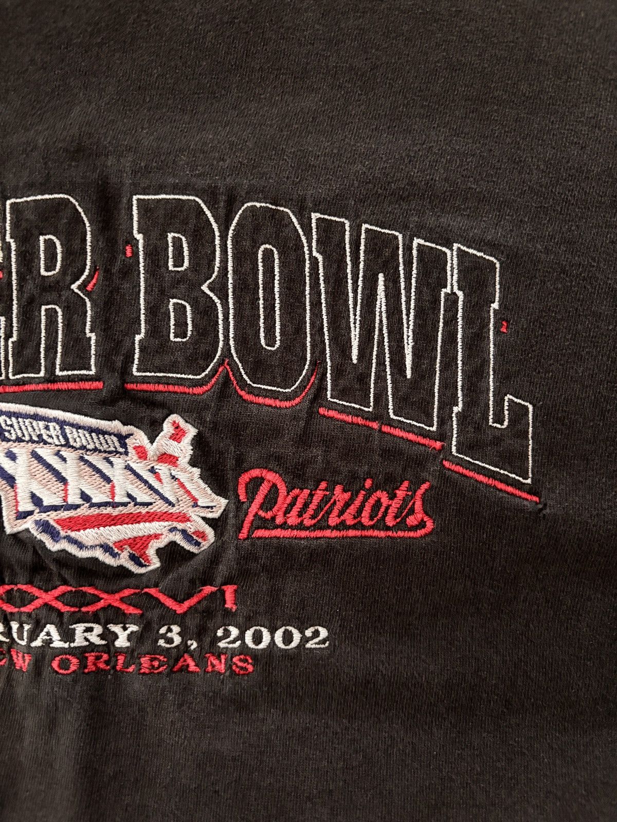 Vintage Vintage Super Bowl 2002 XXXV Tshirt Size US XXL / EU 58 / 5 - 4 Thumbnail