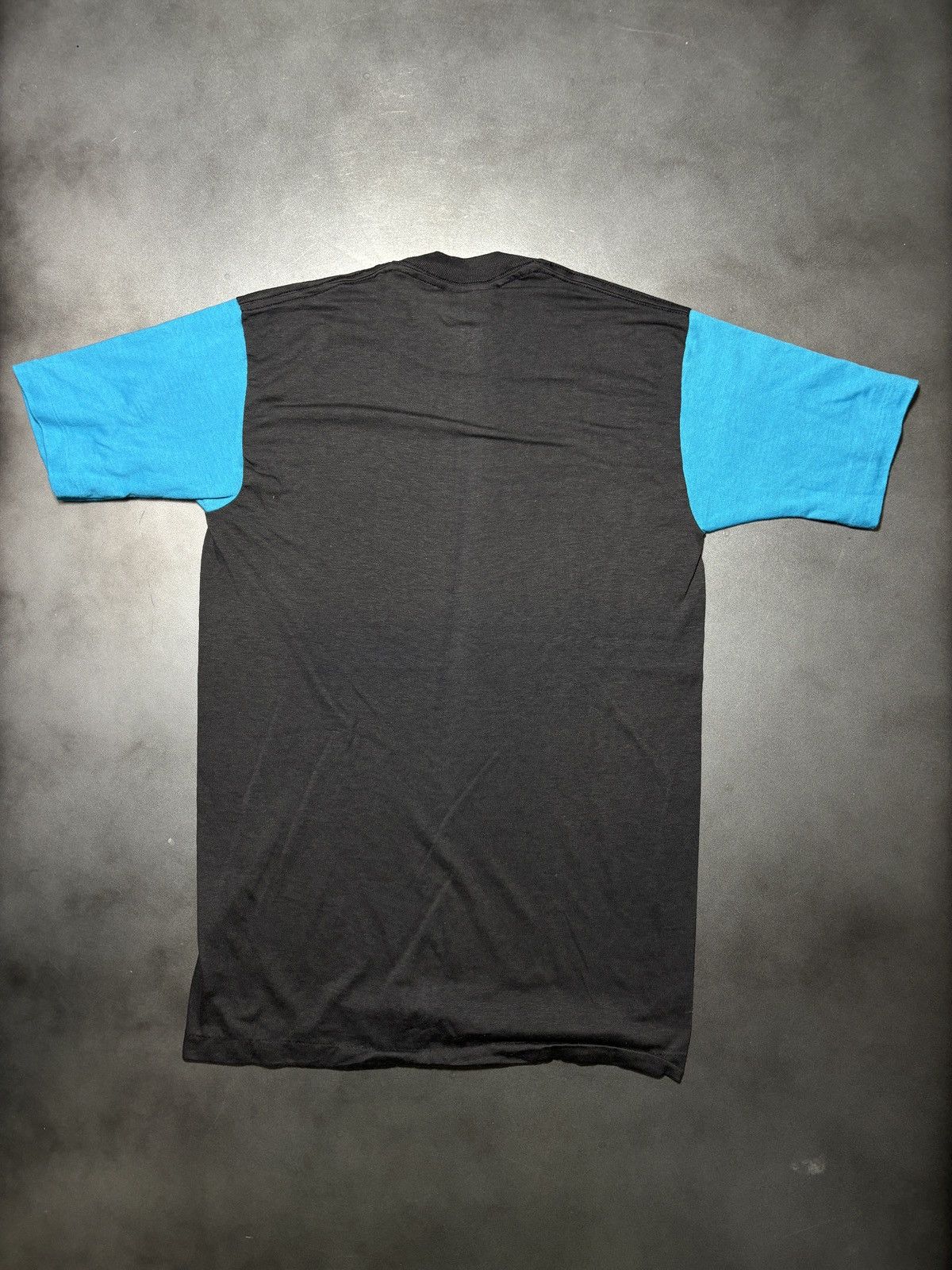 Vintage 1980s Two Tone Twofer Tee Vintage Made in USA Double Sleeve Size US S / EU 44-46 / 1 - 7 Thumbnail