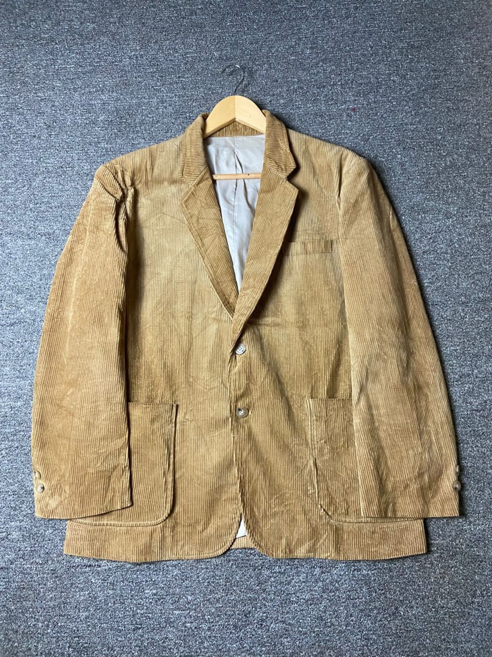 Johnbull John Bull Single Breasted Corduroy Blazer (176) Size US L / EU 52-54 / 3 - 1 Thumbnail