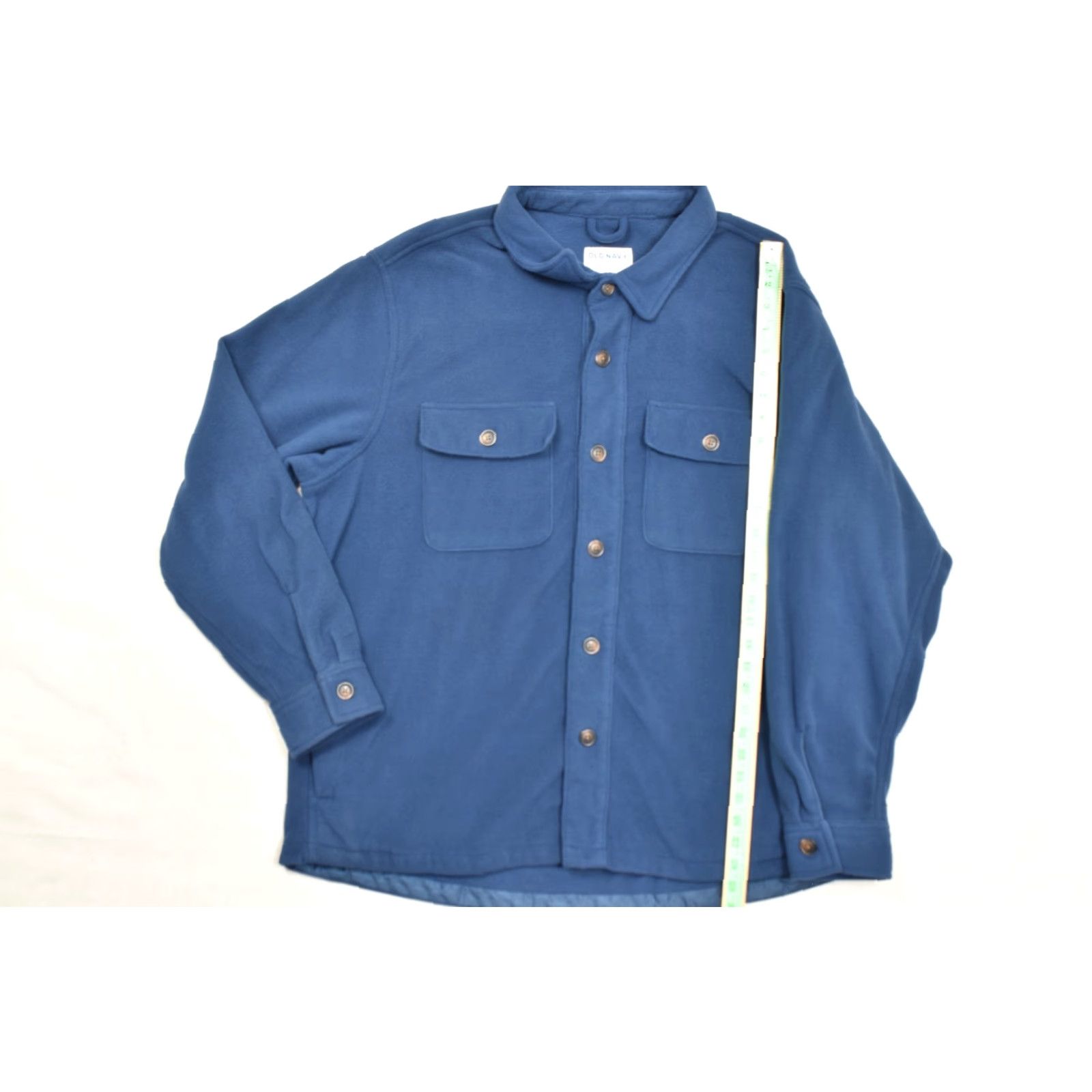 Old Navy Old Navy Men XXL Blue Polar Fleece Shirt Jacket Shacket Snap Pocket Regular Jacket Shirts Mens 2XL Blue Shacket Winter Fall Vintage? Size US XXL / EU 58 / 5 - 3 Thumbnail