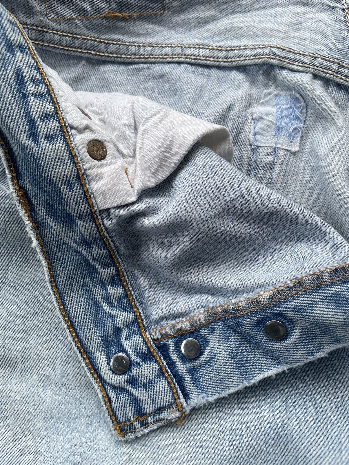 Levi's Vintage 1997 Levis 501 e Distresed Denim Size US 35 - 23 Thumbnail
