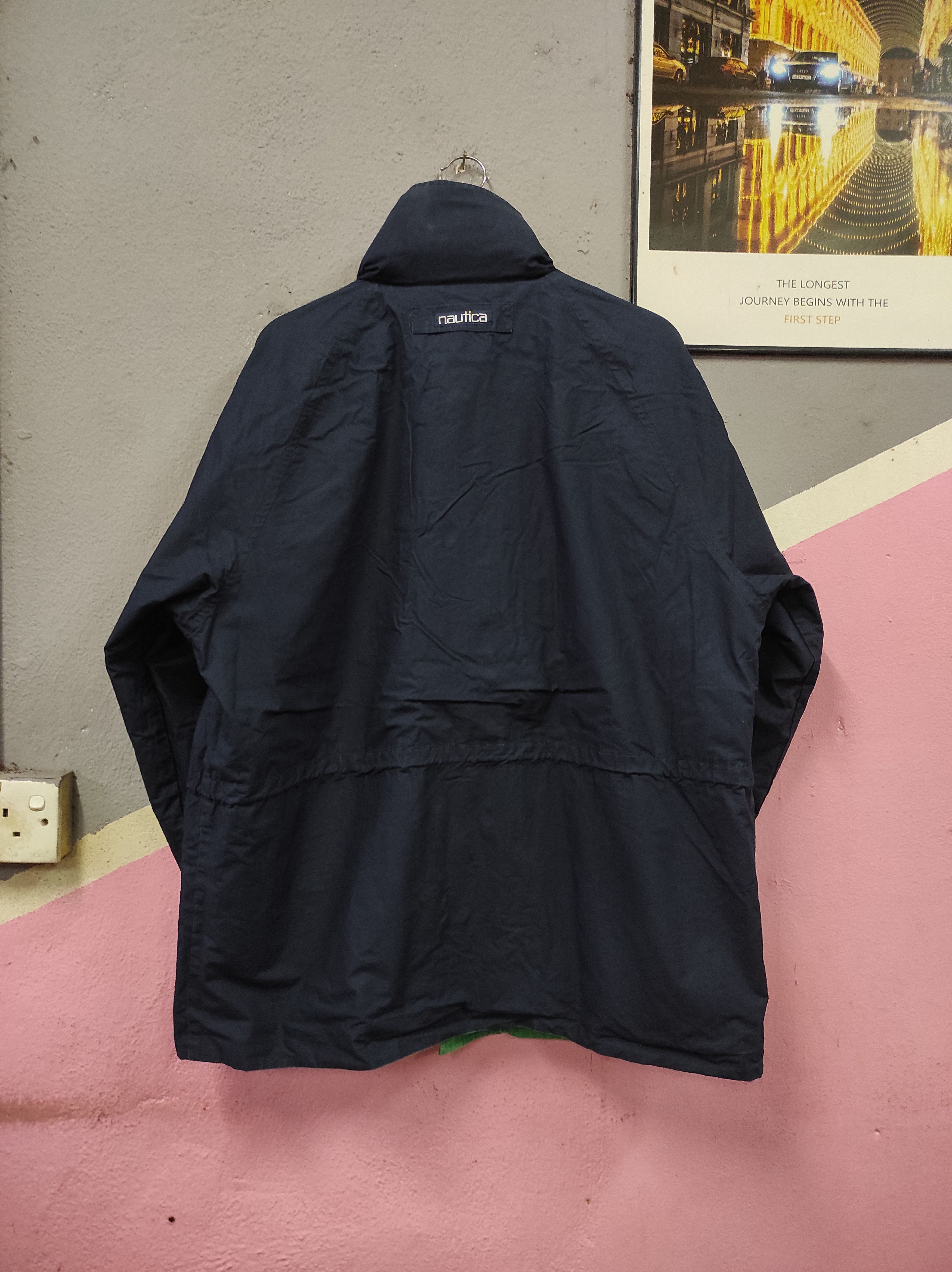 Japanese Brand × Nautica NAUTICA J US 2 REVESIBLE PARKA JACKET HOODED Size US L / EU 52-54 / 3 - 8 Thumbnail